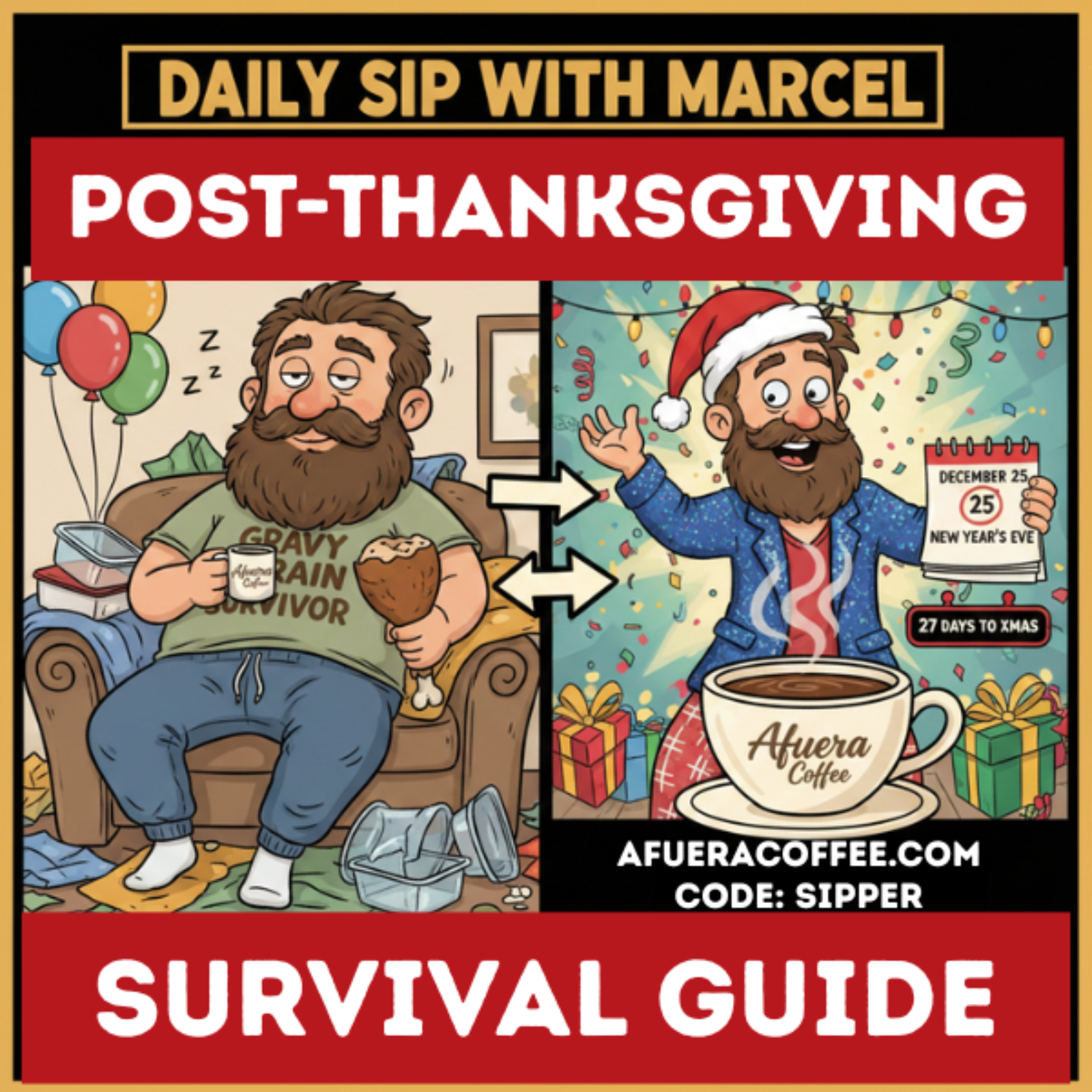 Daily sip with Marcel