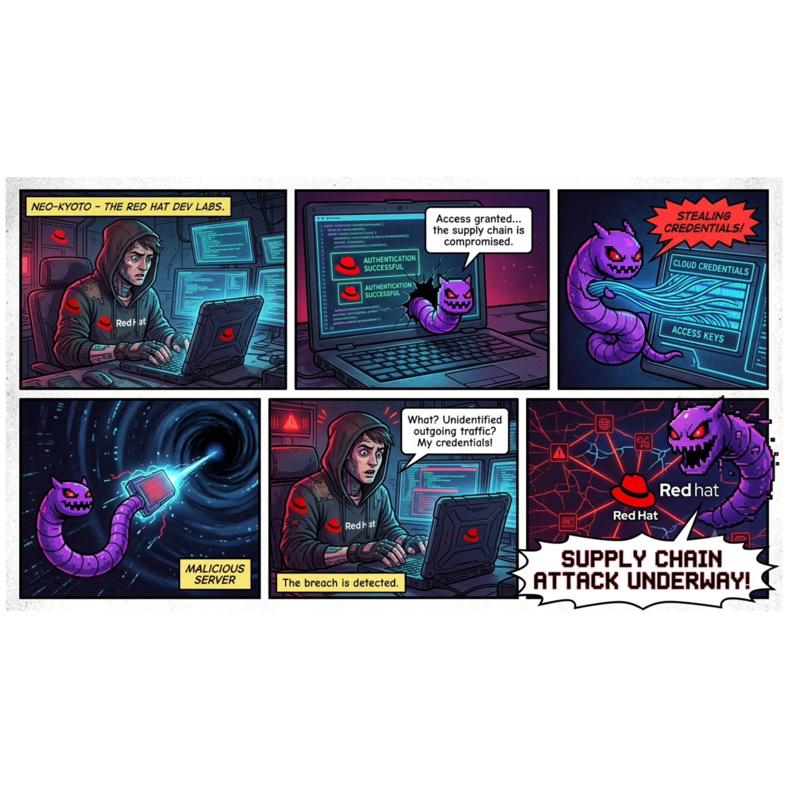 Miasma: Red Hat npm-Namespace hack: supply chain aanval episode artwork