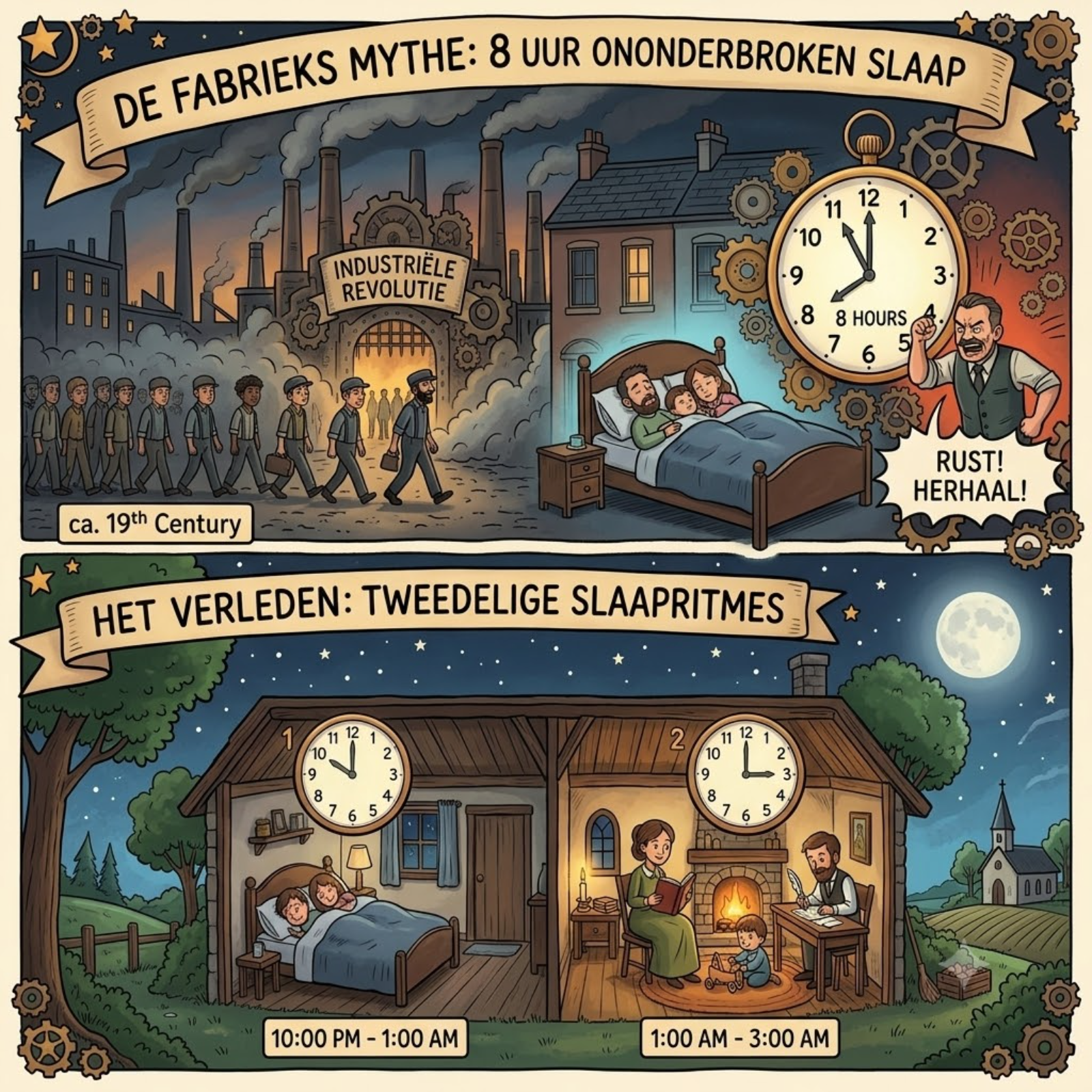 8 uur slaap is een fabrieksmythe episode artwork