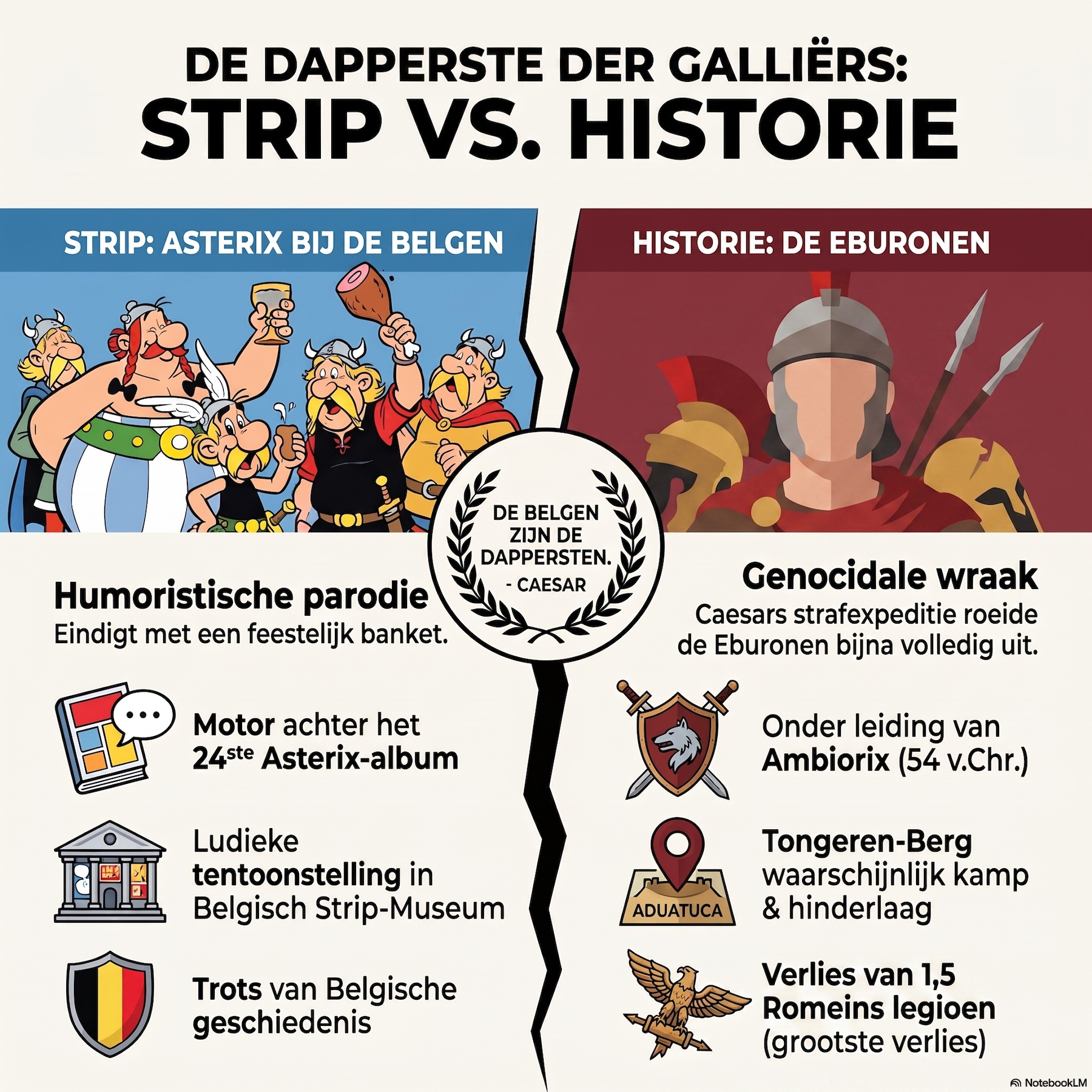 Julius Caesar en de genocide achter de dapperste Belgen episode artwork