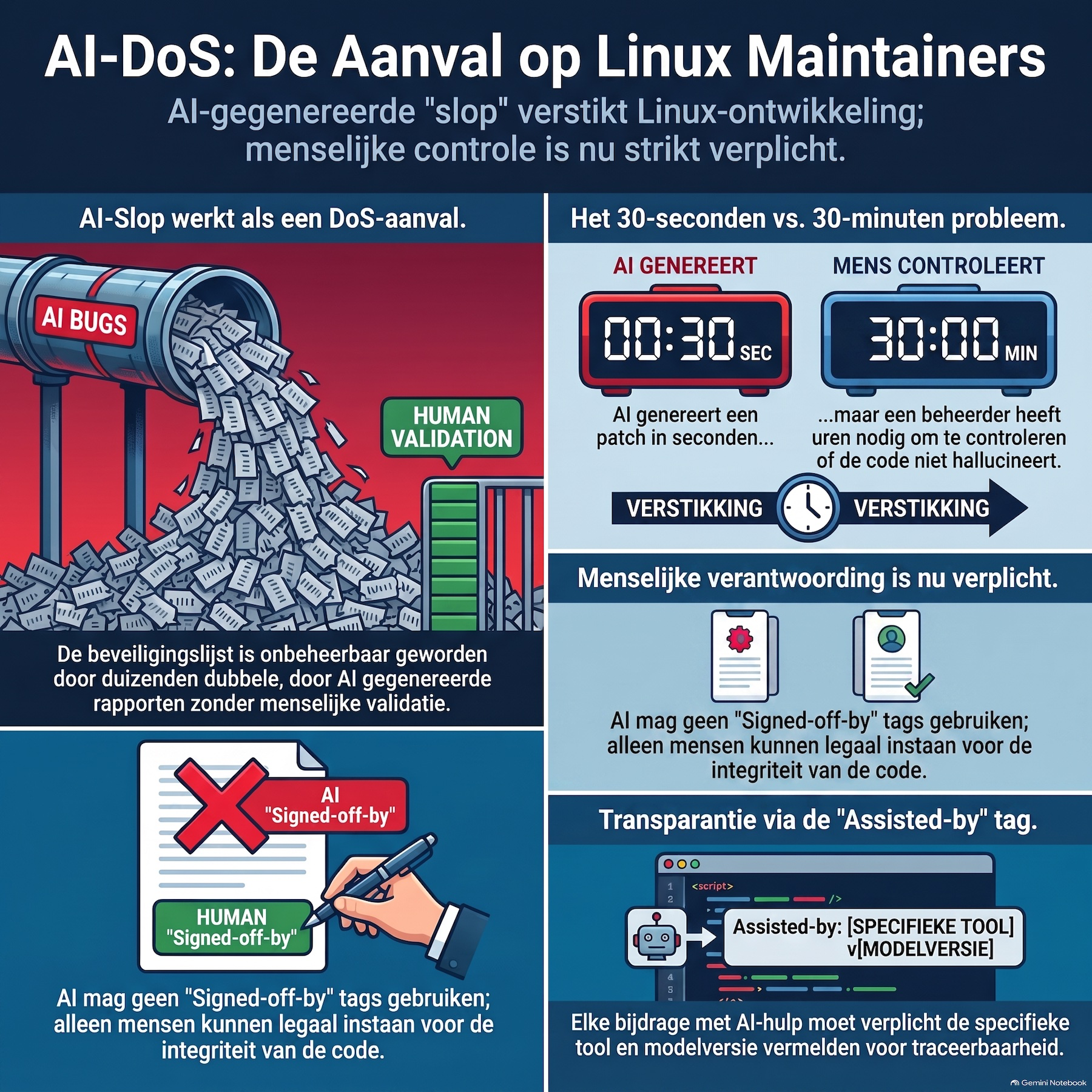 De stille AI-DDoS: Hoe kunstmatige intelligentie de open-source wereld verstikt episode artwork