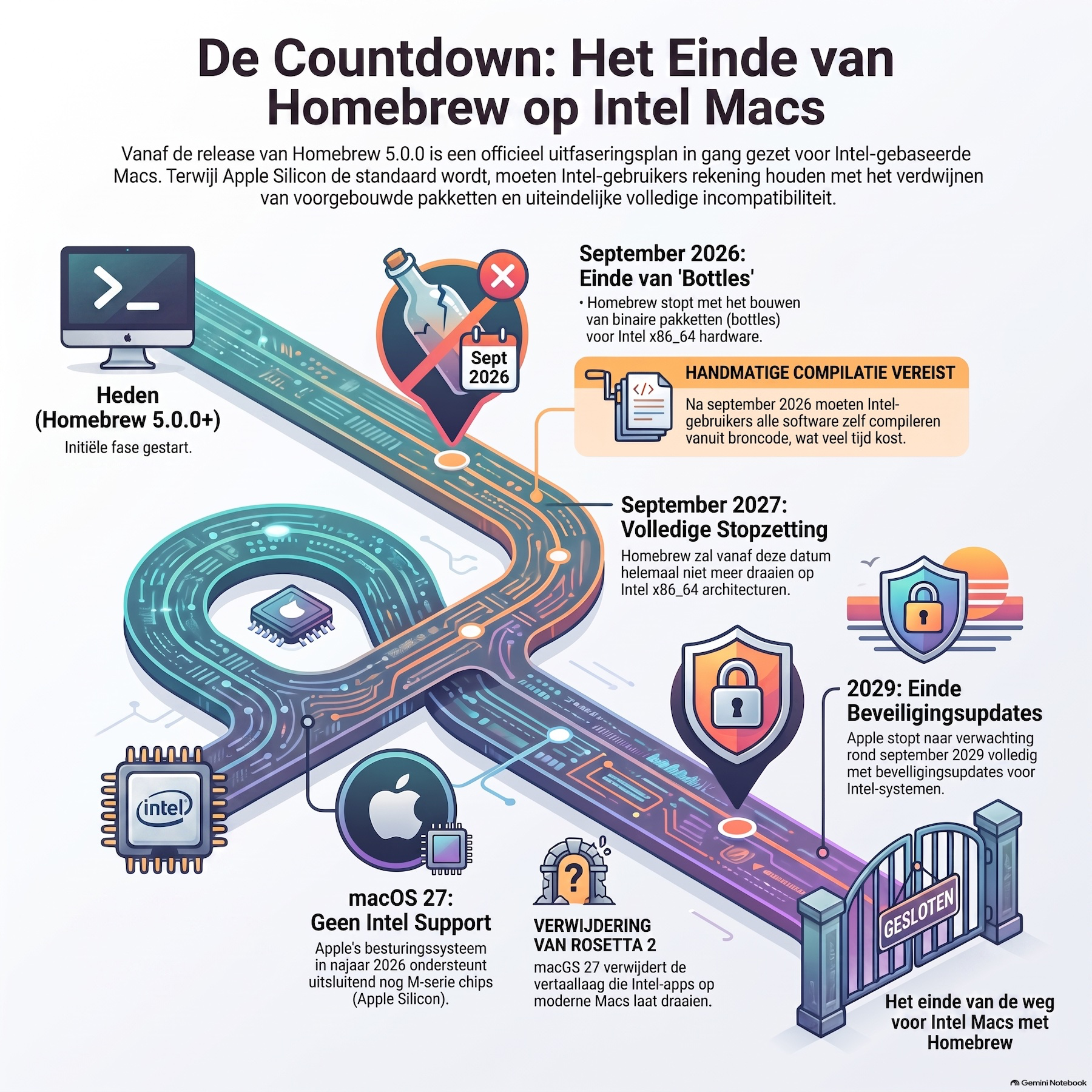 Het einde van de Intel Mac: Homebrew trekt de stekker eruit episode artwork