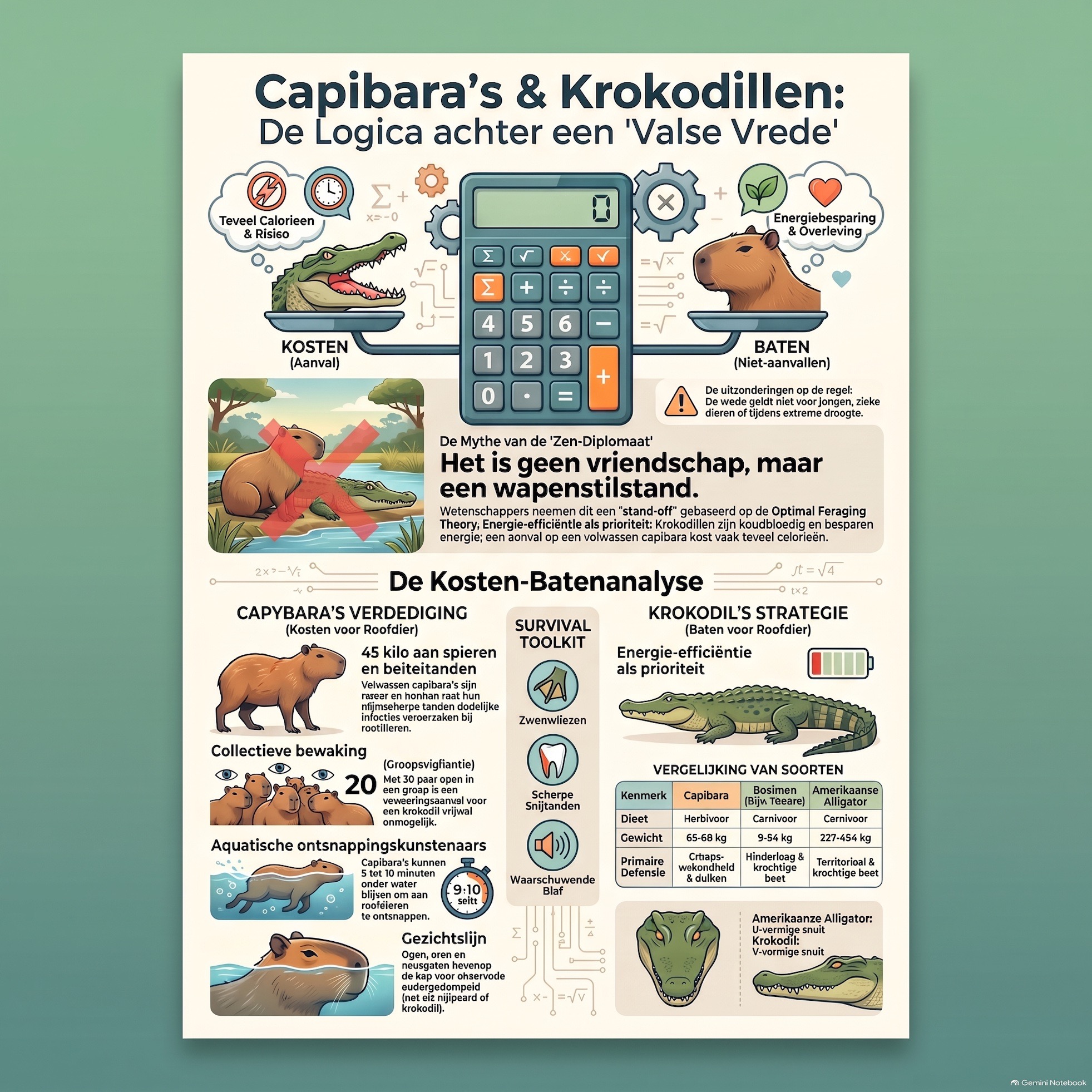 De kille wiskunde achter capybara's en krokodillen episode artwork