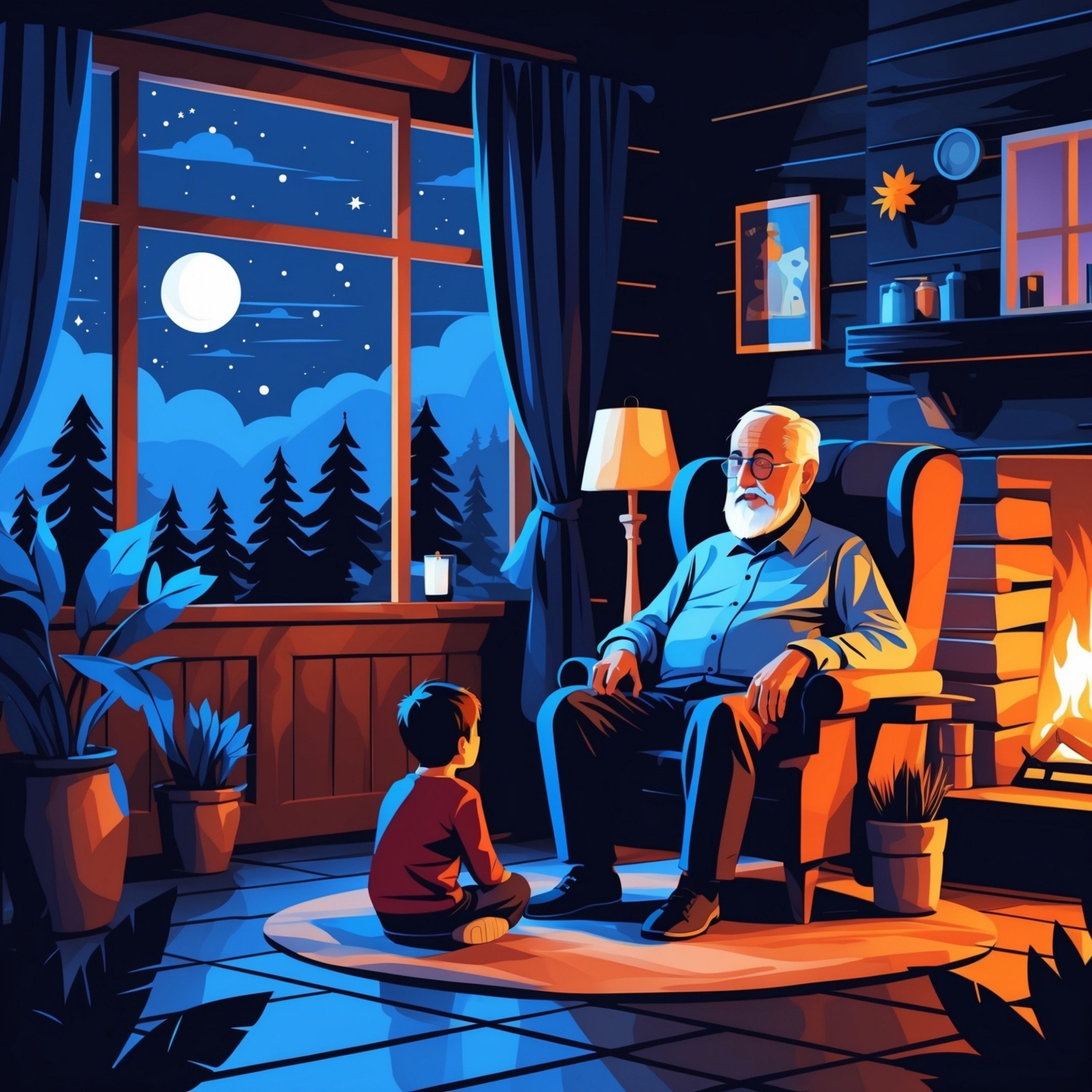 Grandpa's Magical Story (Meditative Bedtime Story)