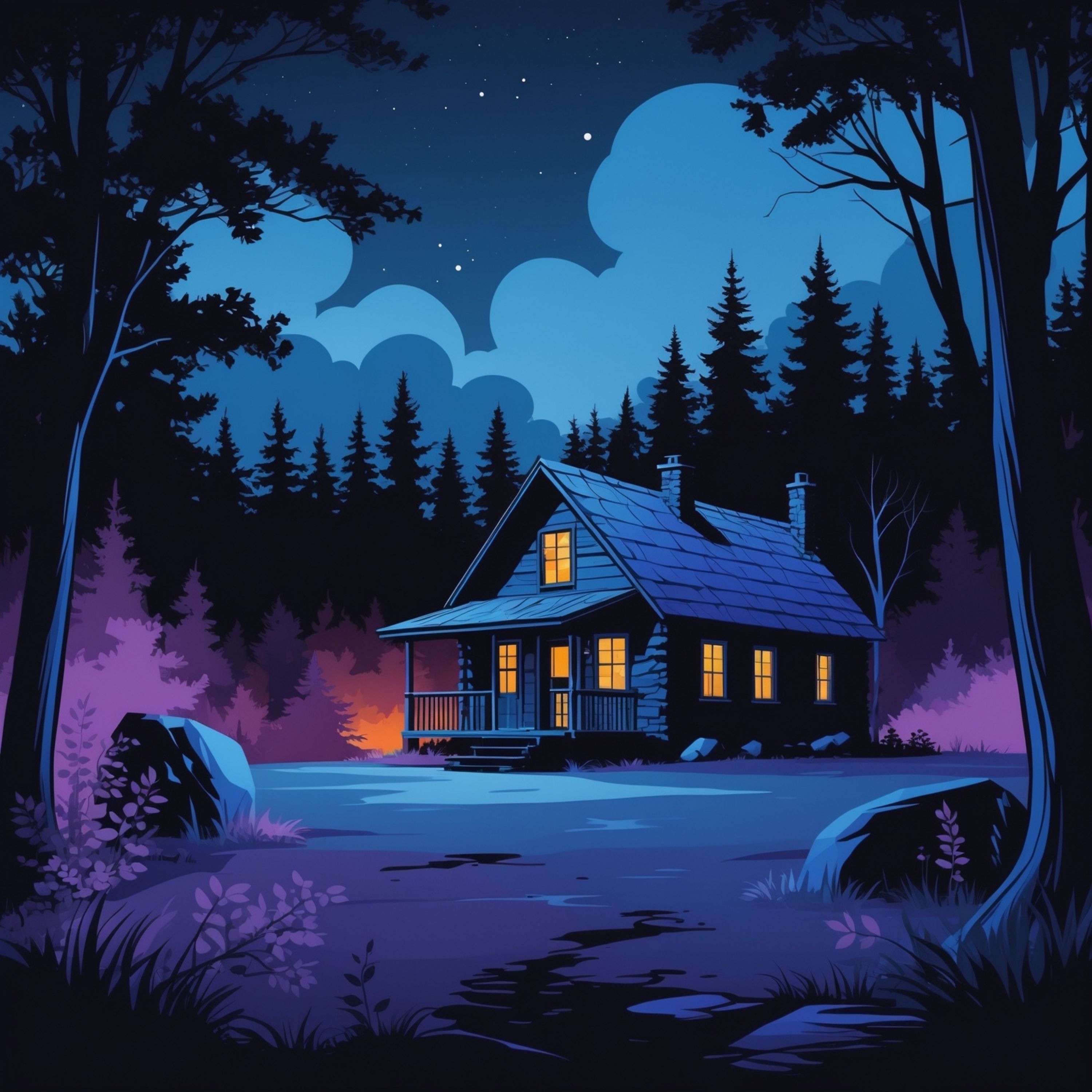 The Sleepy Cabin In The Woods (Calming Bedtime Story) episode artwork