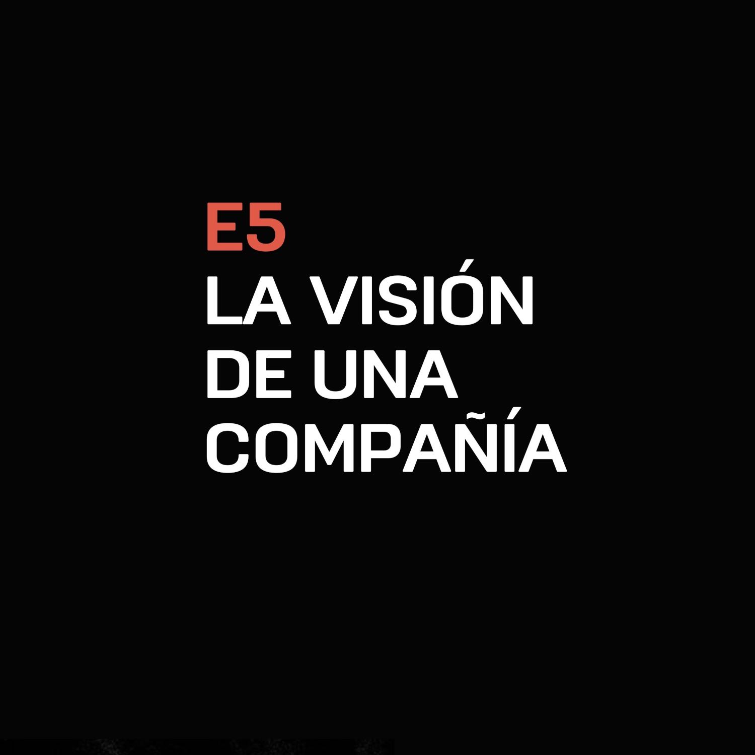 E5 - La visión de una compañía