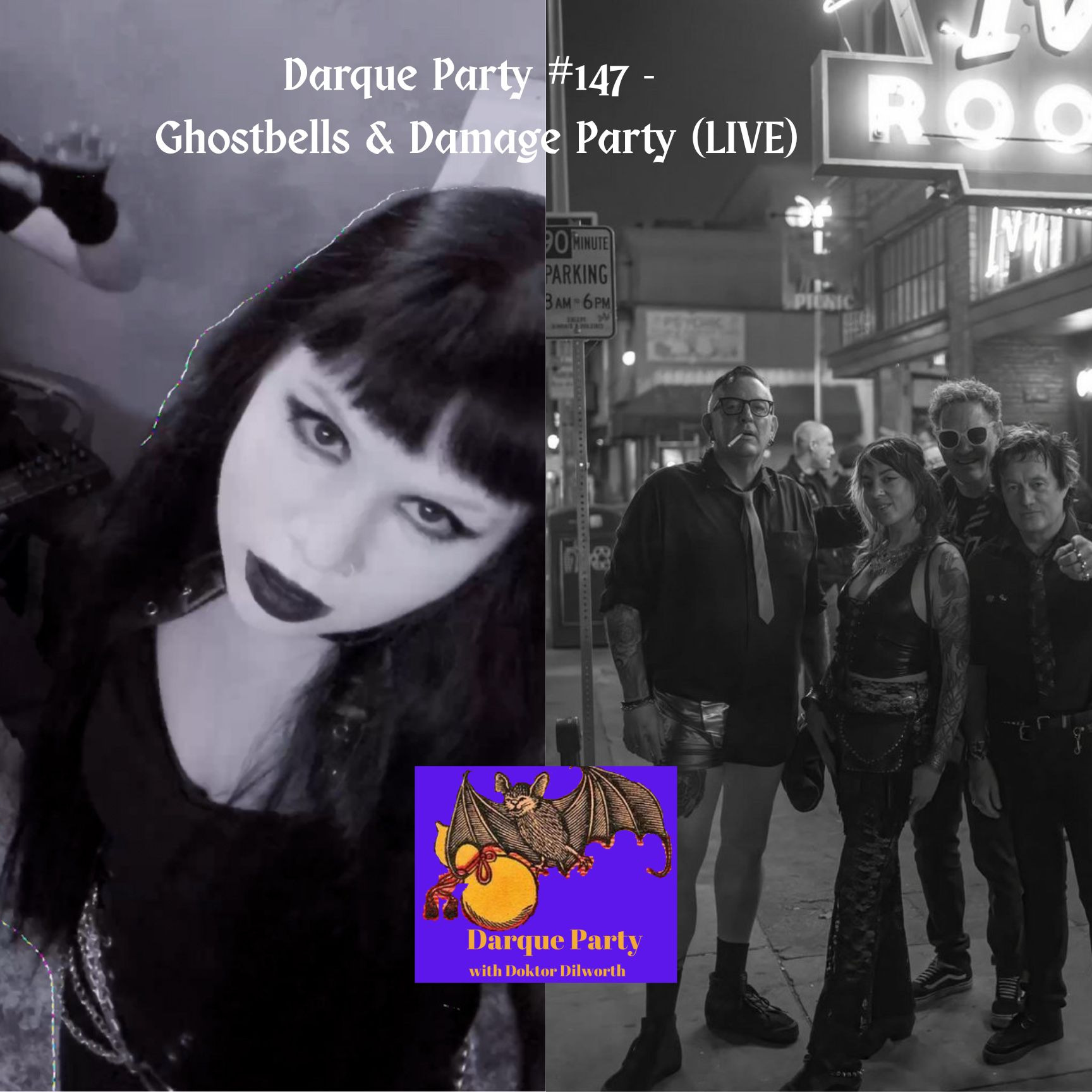 Darque Party #147 2-5-2026 - Ghostbells & Damage Party (LIVE) episode artwork