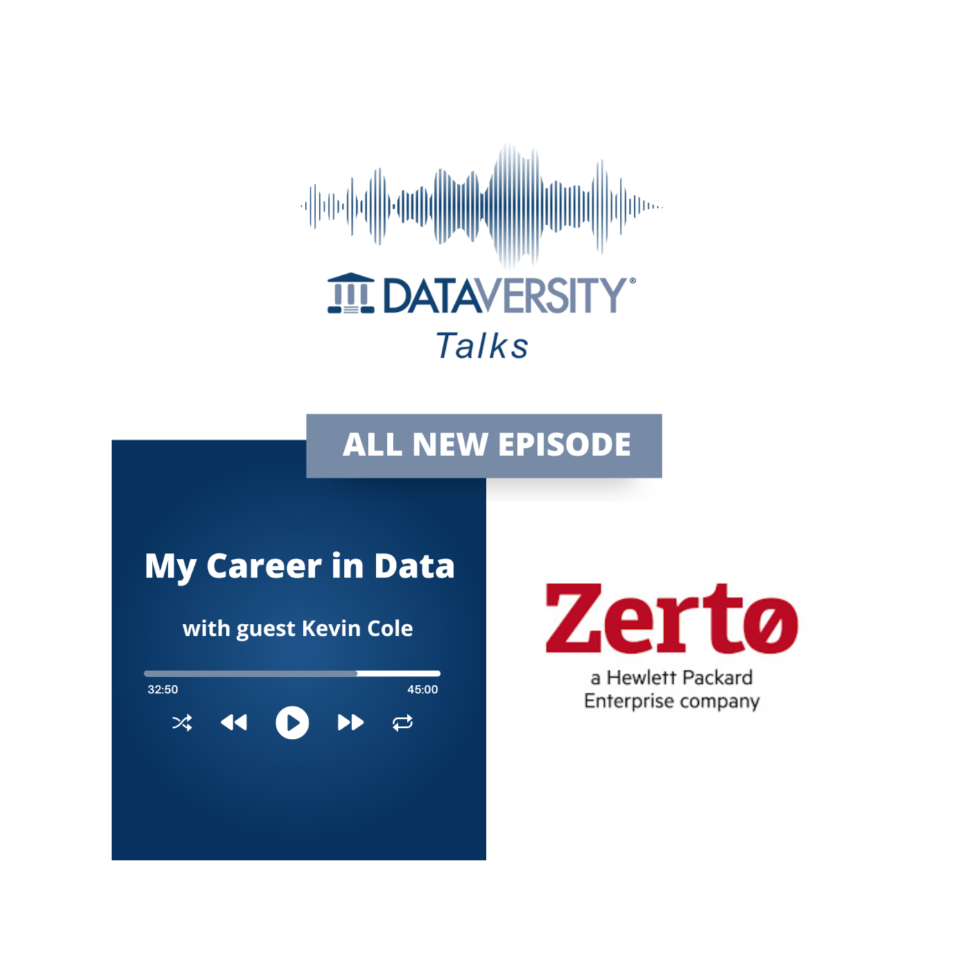 My Career in Data Season 2 Episode 15: Kevin Cole, Director, Product and Technical Marketing, Zerto, a Hewlett Packard Enterprise Company