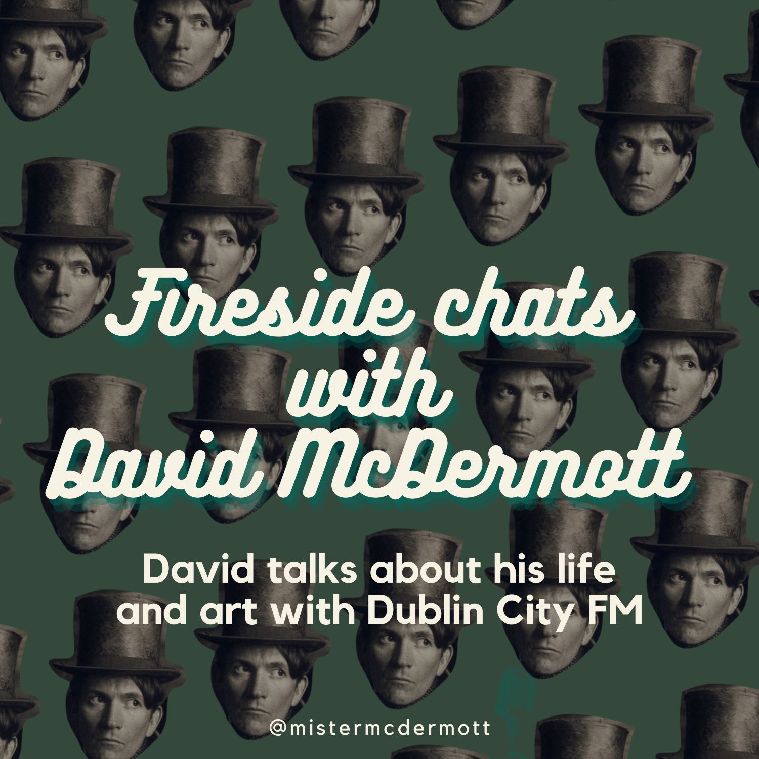 David talks about his life and art with Dublin City FM episode artwork
