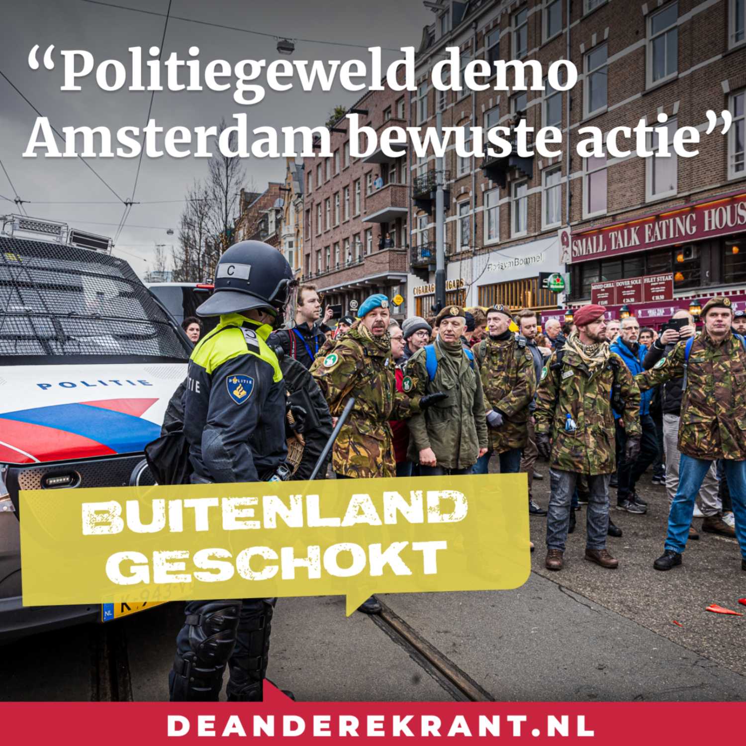 “Politiegeweld demo Amsterdam bewuste actie” | De Andere Krant Podcast #13