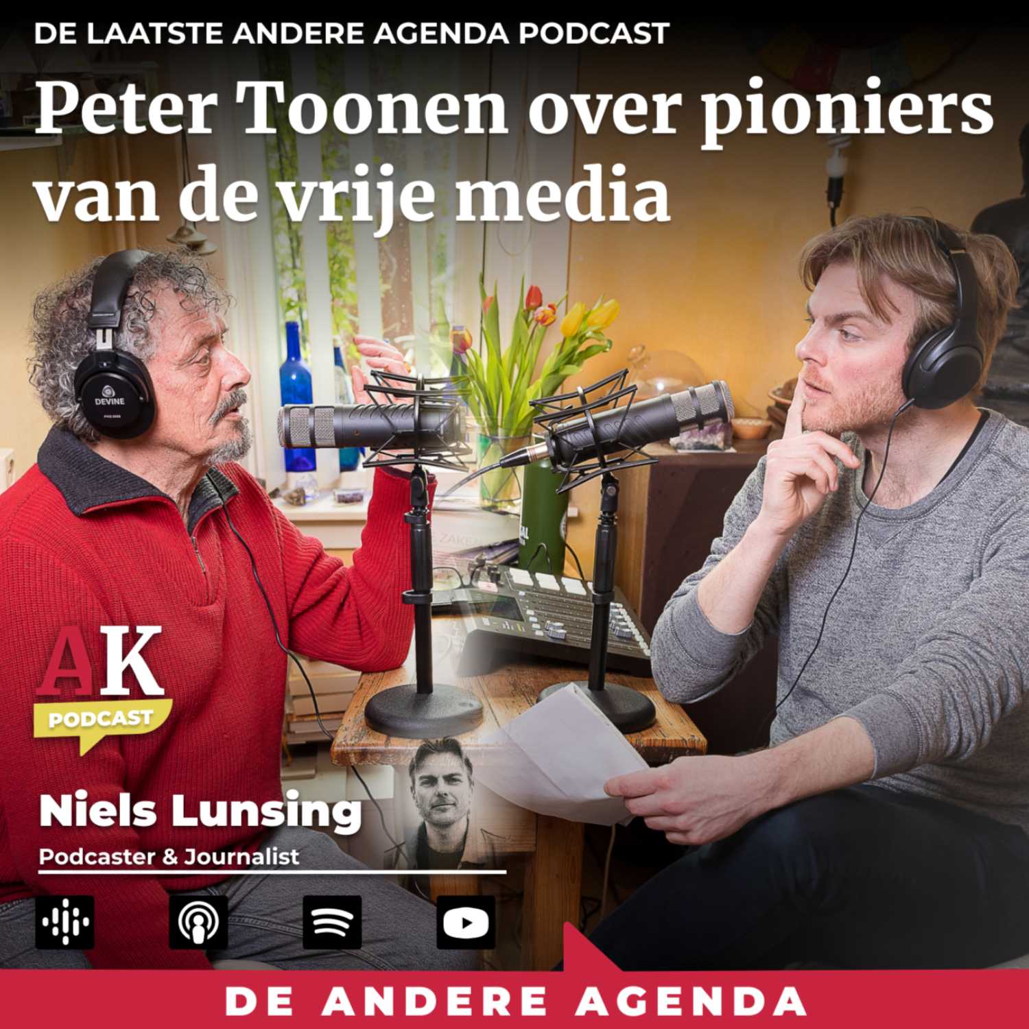 Peter Toonen over pioniers in de alternatieve media |  De Andere Agenda Podcast