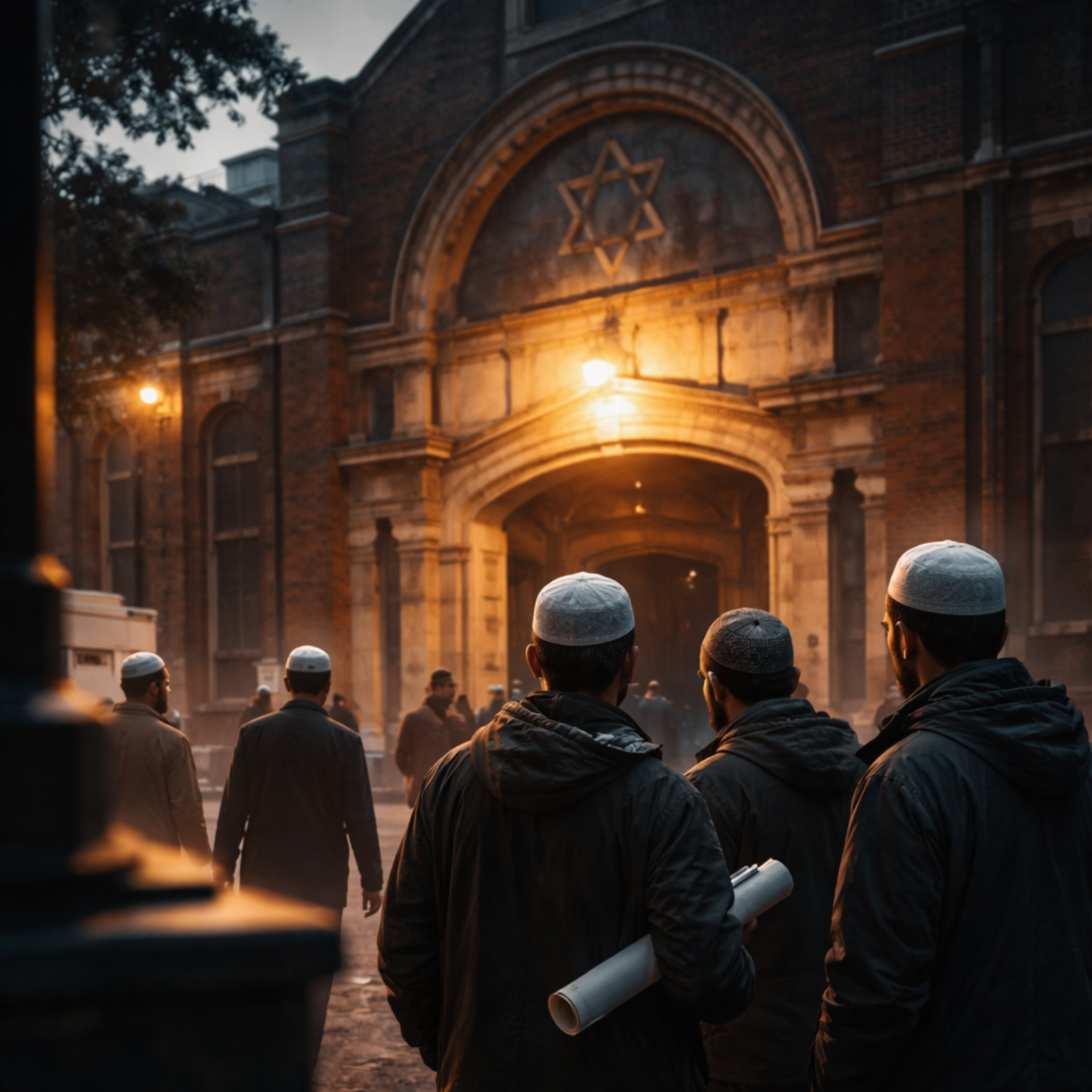 MUSLIM GROUP PUTS DOWN DEPOSIT TO BUY LONDON SYNAGOGUE