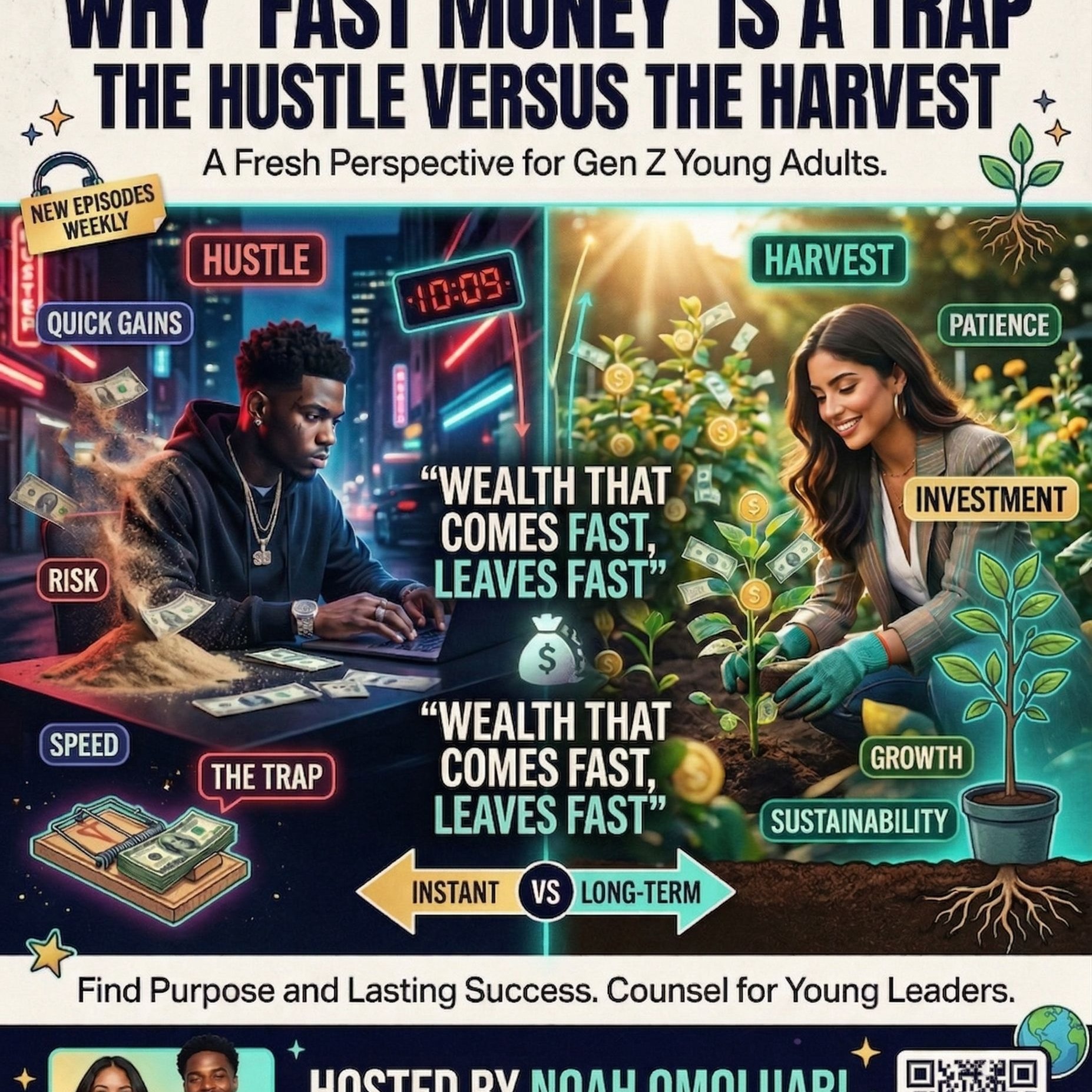 Why "Fast Money" is a Trap - The Hustle versus The Harvest episode artwork