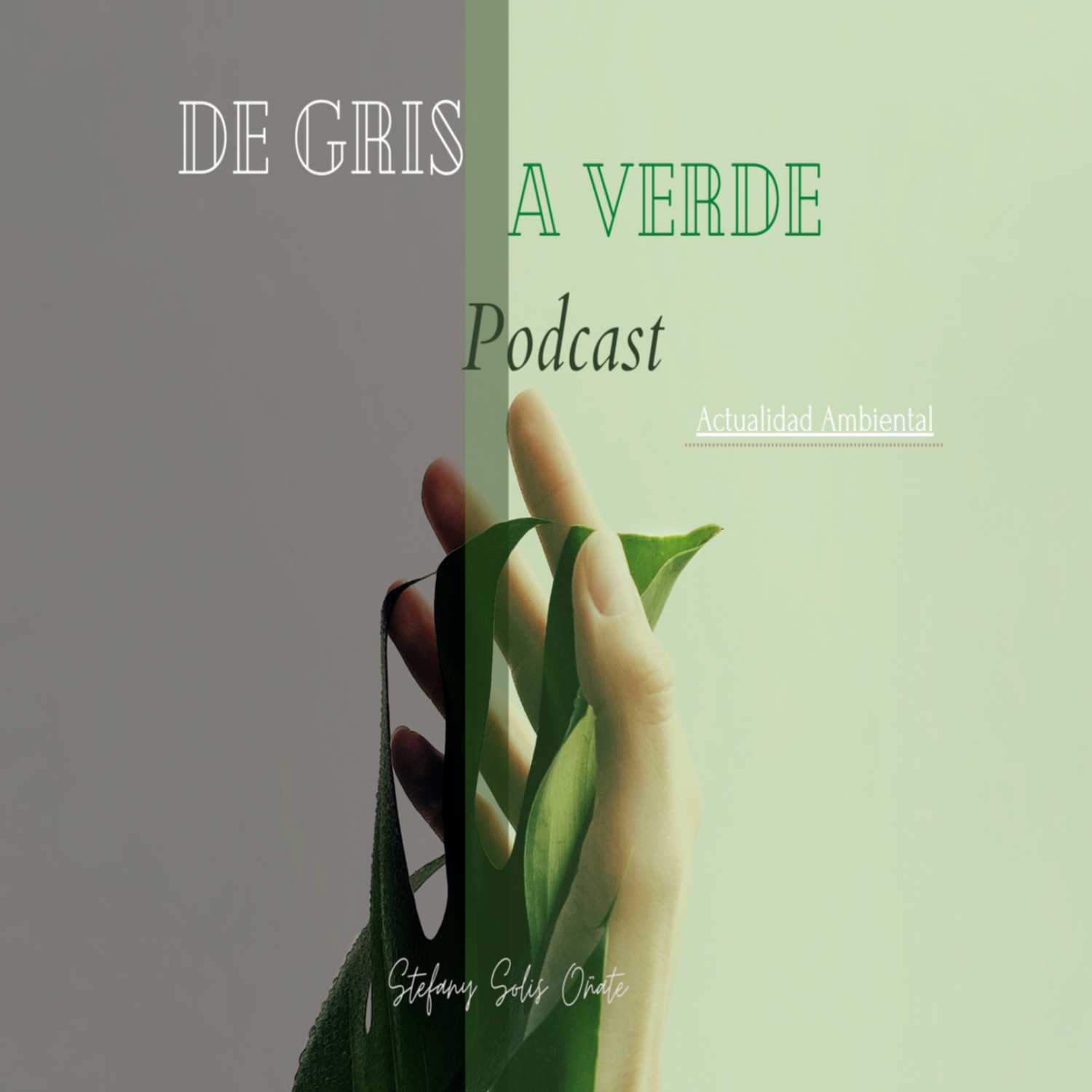 De gris a verde