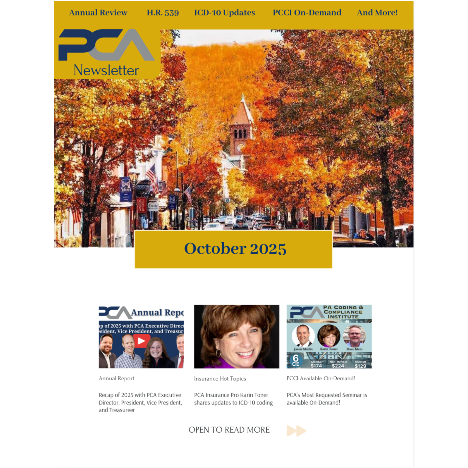 PCA Audio Newsletter: October’s Key Updates and Announcements episode artwork