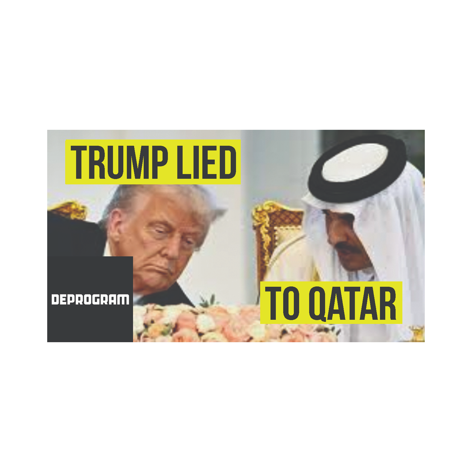 DeProgram with Ted Rall and John Kiriakou: “Trump Lied to Qatar”