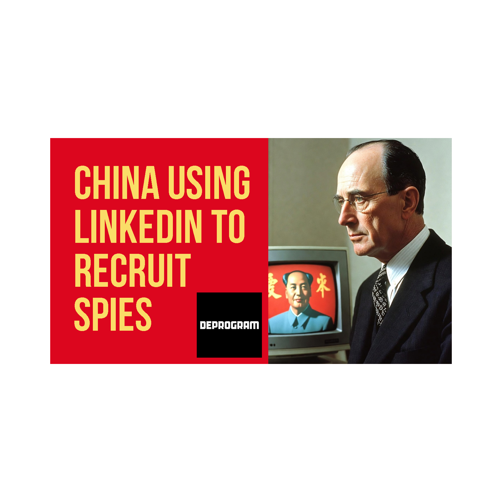 DeProgram with Ted Rall and John Kiriakou: “China Using LinkedIn to Recruit Spies”