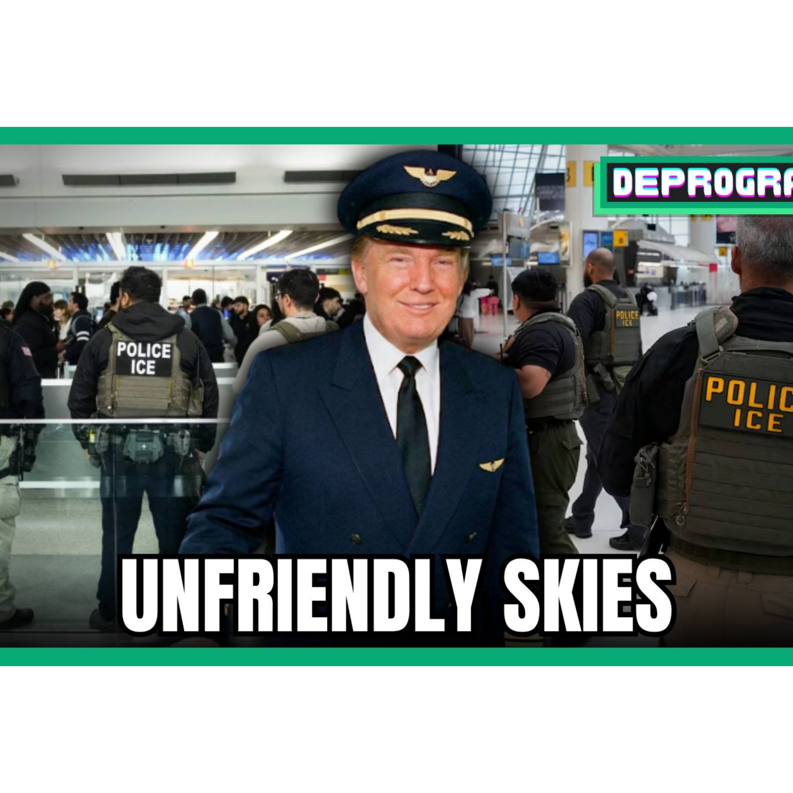 Unfriendly Skies | DeProgram with Ted Rall and John Kiriakou