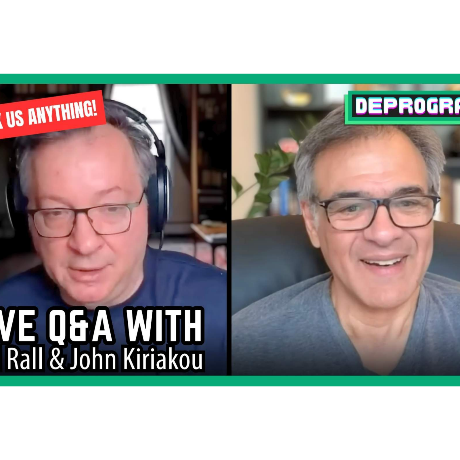 Q&A | DeProgram with Ted Rall and John Kiriakou