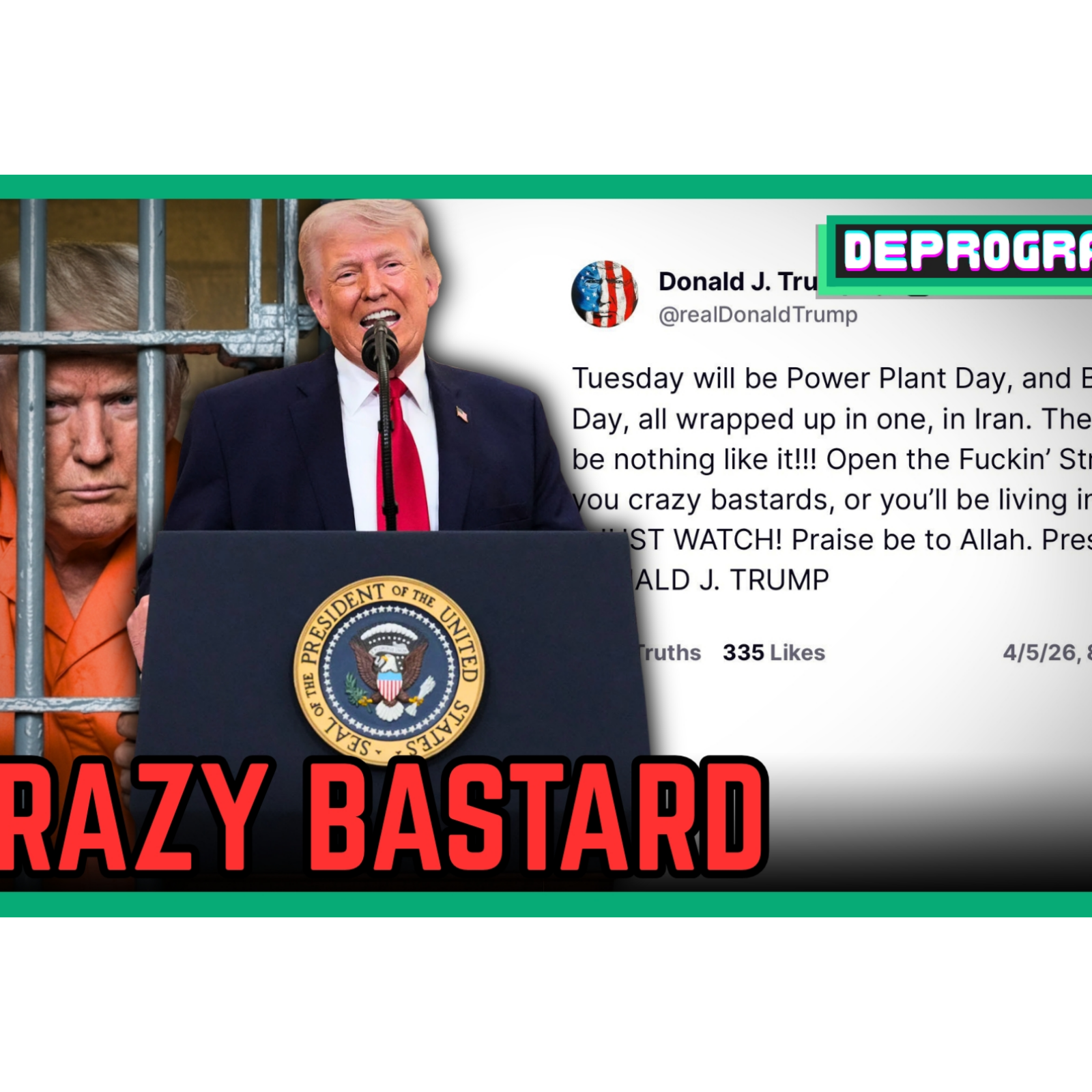 Crazy Bastard | DeProgram with Ted Rall and Jamarl Thomas