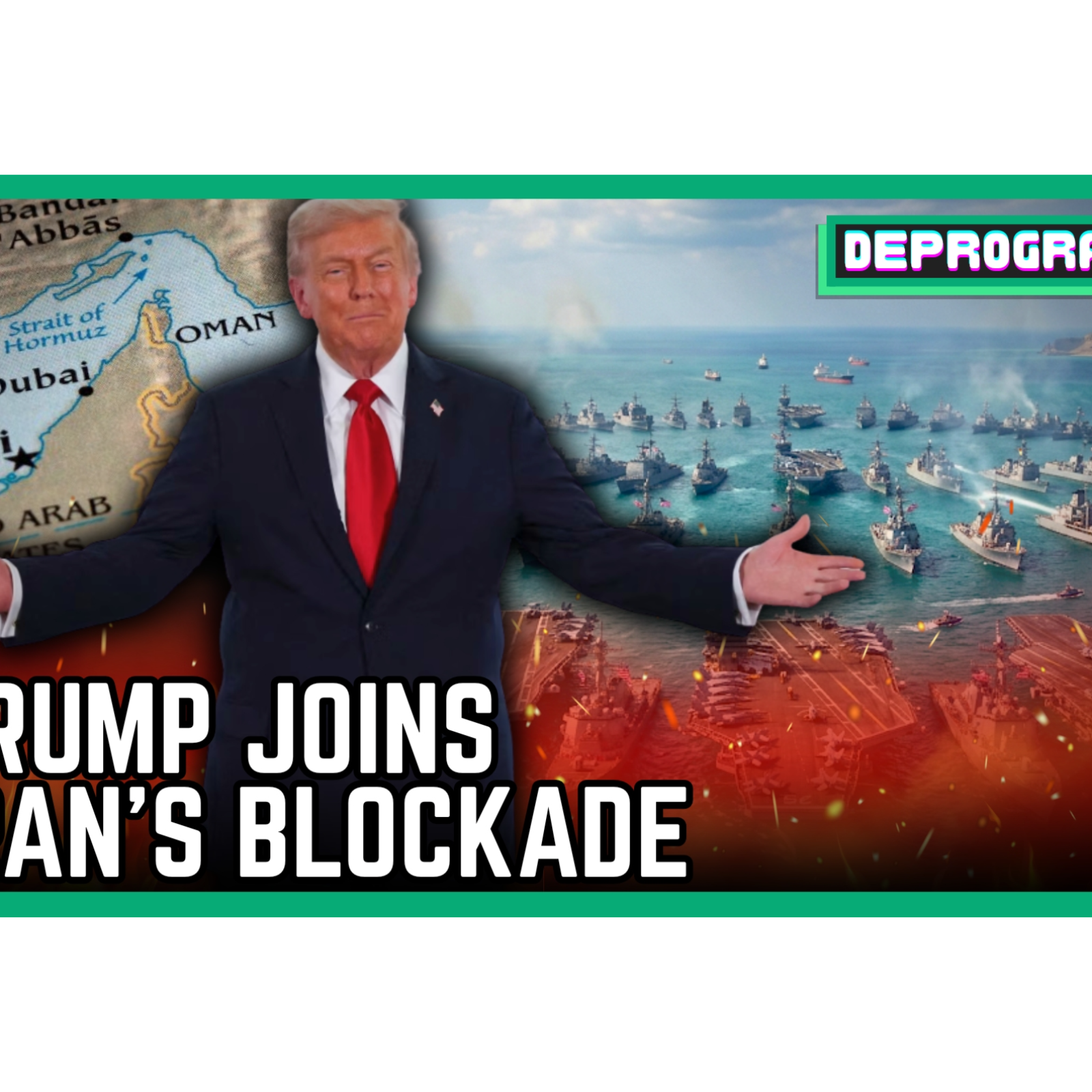 Trump Joins Iran’s Blockade | DeProgram with Ted Rall and Jamarl Thomas