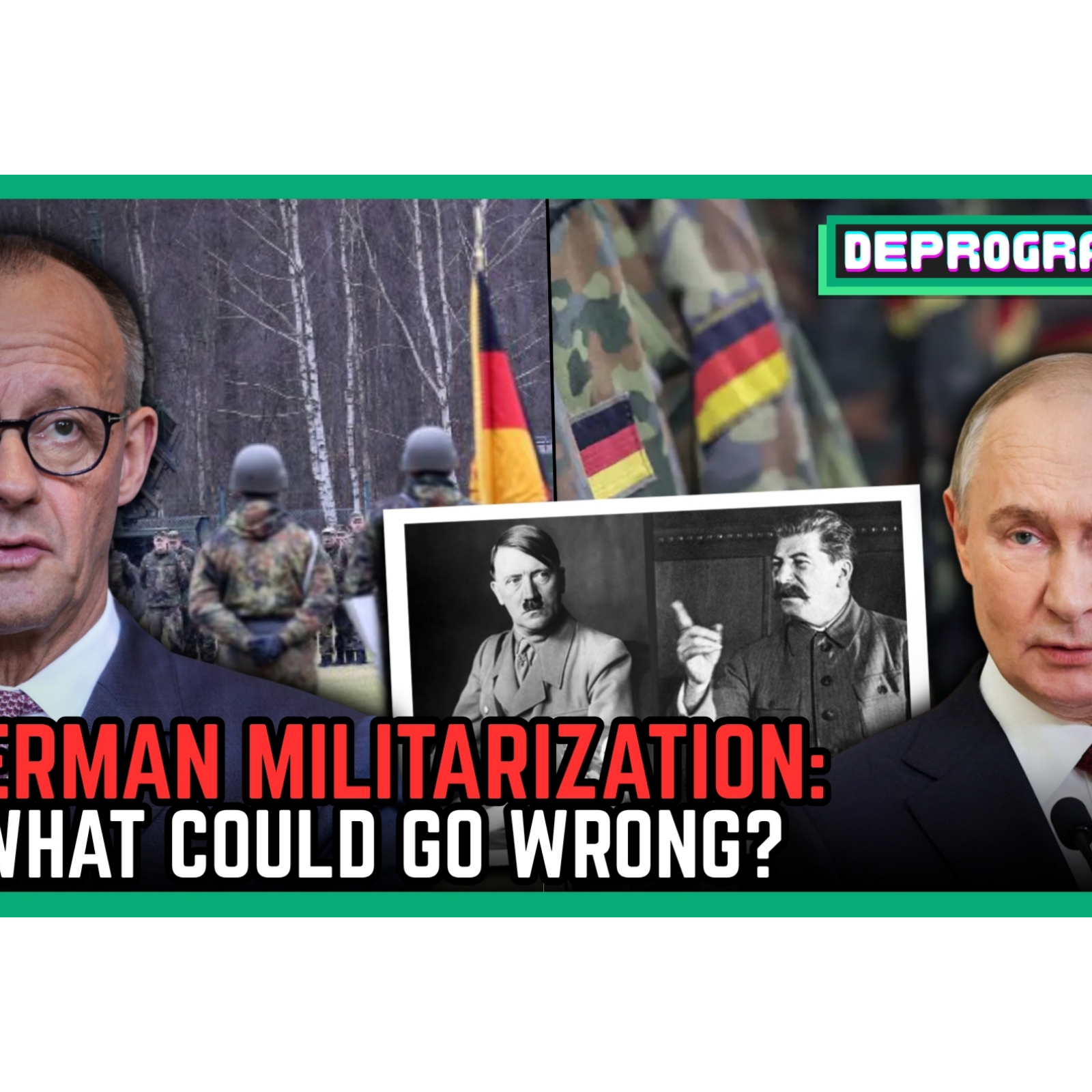 German Militarization: What Could Go Wrong? | DeProgram with Ted Rall and Jamarl Thomas