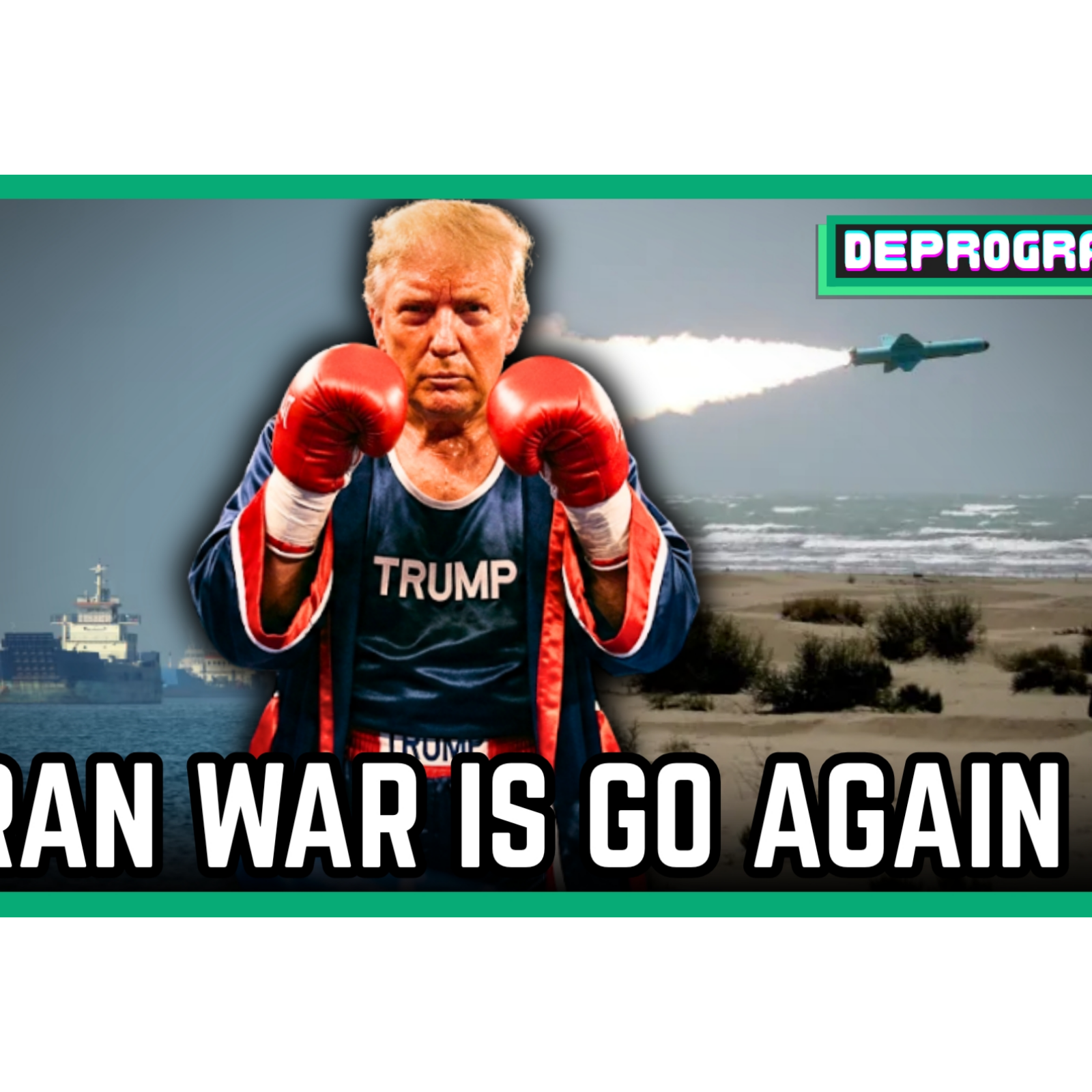 Iran War Is Go Again | DeProgram with Ted Rall and Jamarl Thomas