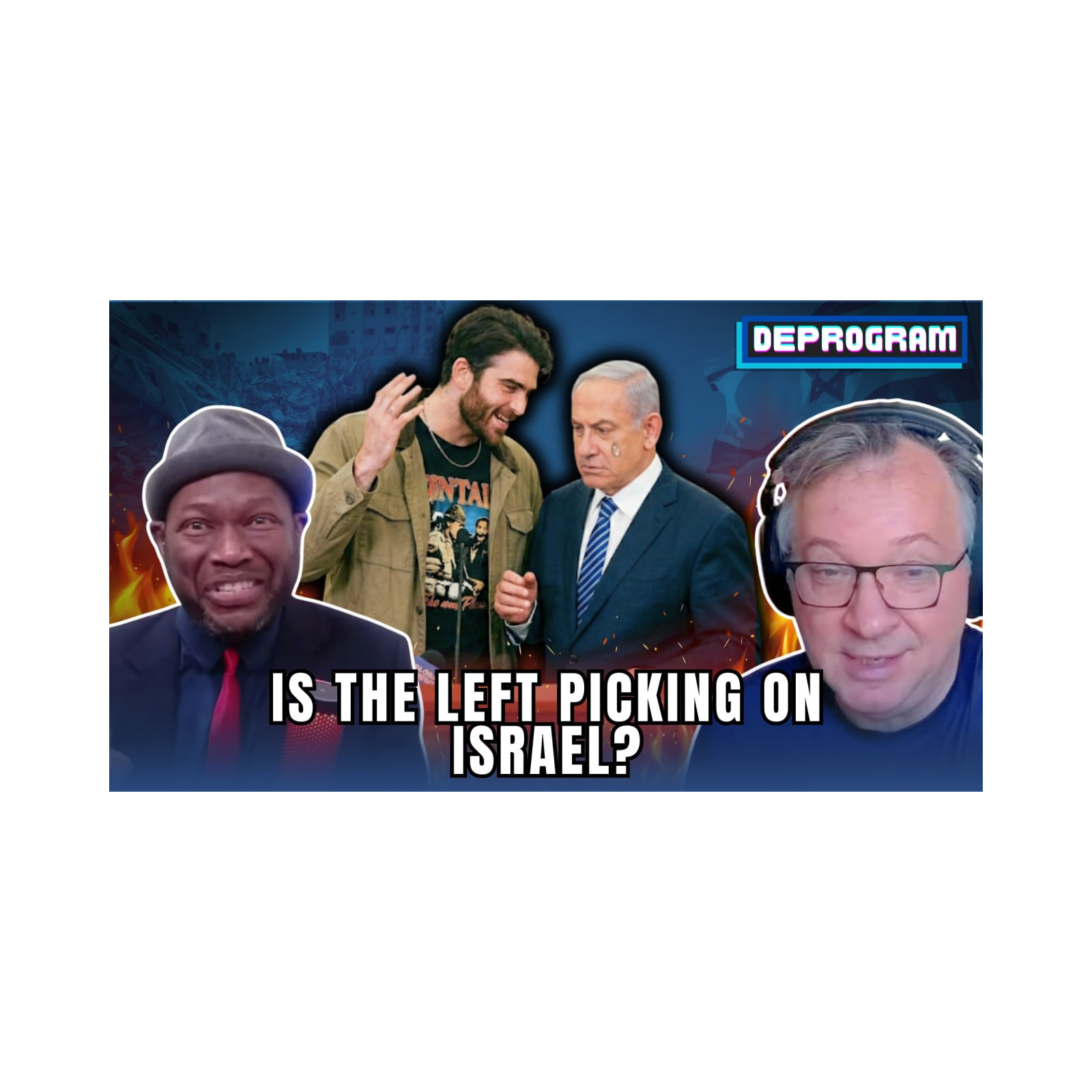 Is the Left Picking on Israel? | DeProgram with Ted Rall and Jamarl Thomas