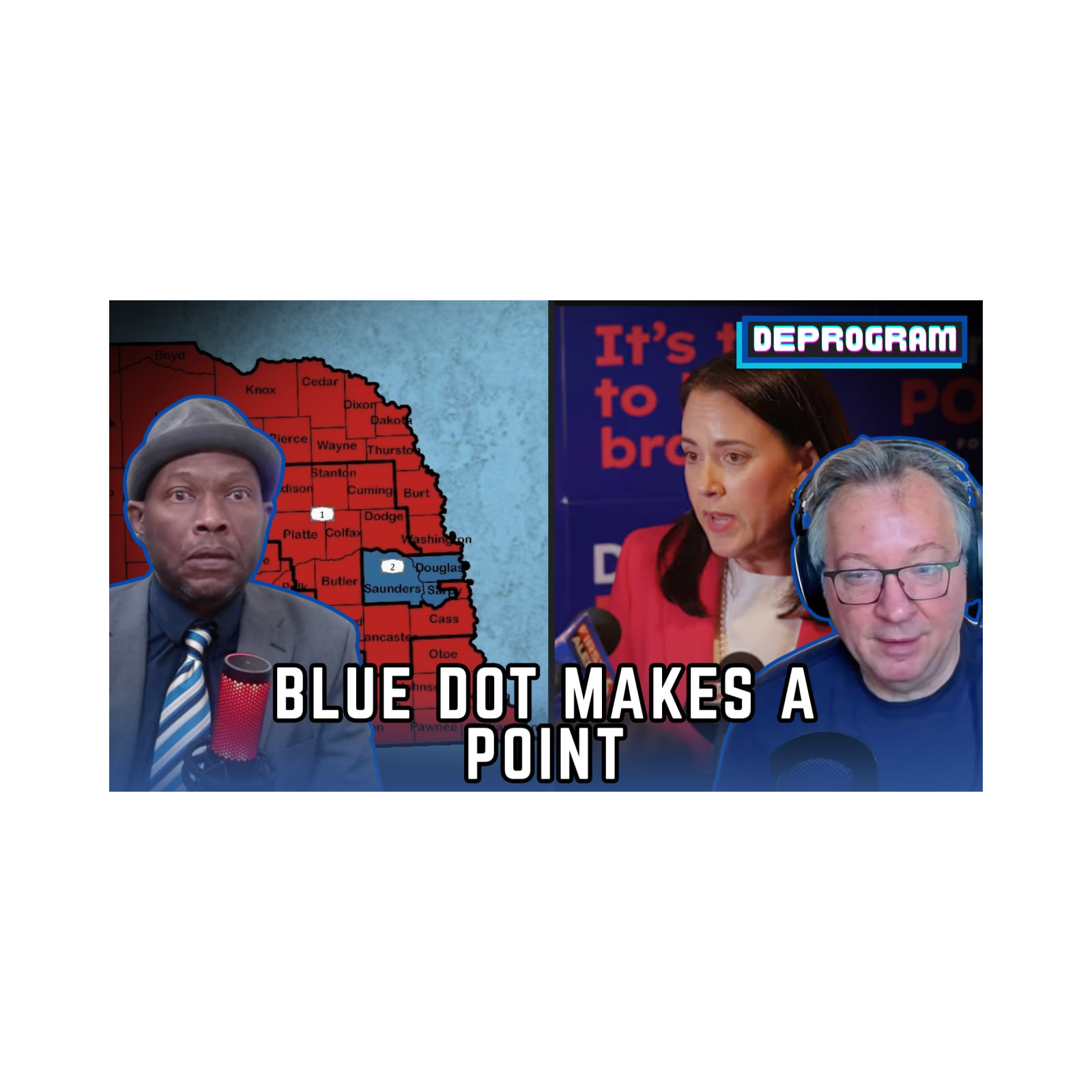 Blue Dot Makes a Point | DeProgram with Ted Rall and Jamarl Thomas