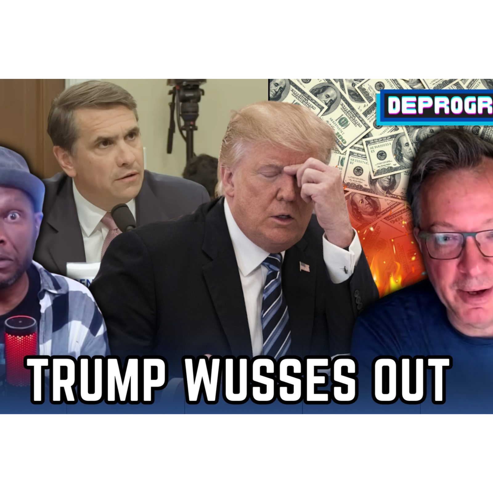 Trump Wusses Out | DeProgram with Ted Rall and Jamarl Thomas