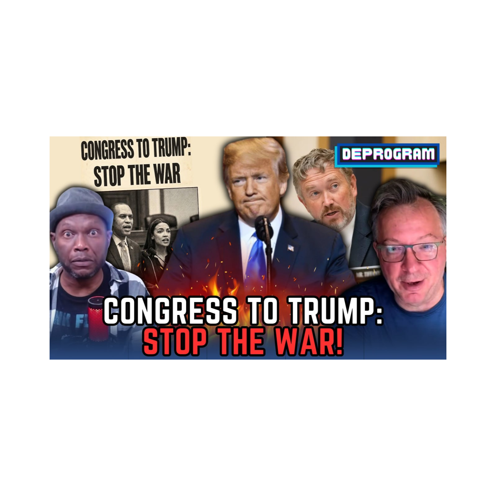 Congress to Trump: Stop the War! | DeProgram with Ted Rall and Jamarl Thomas