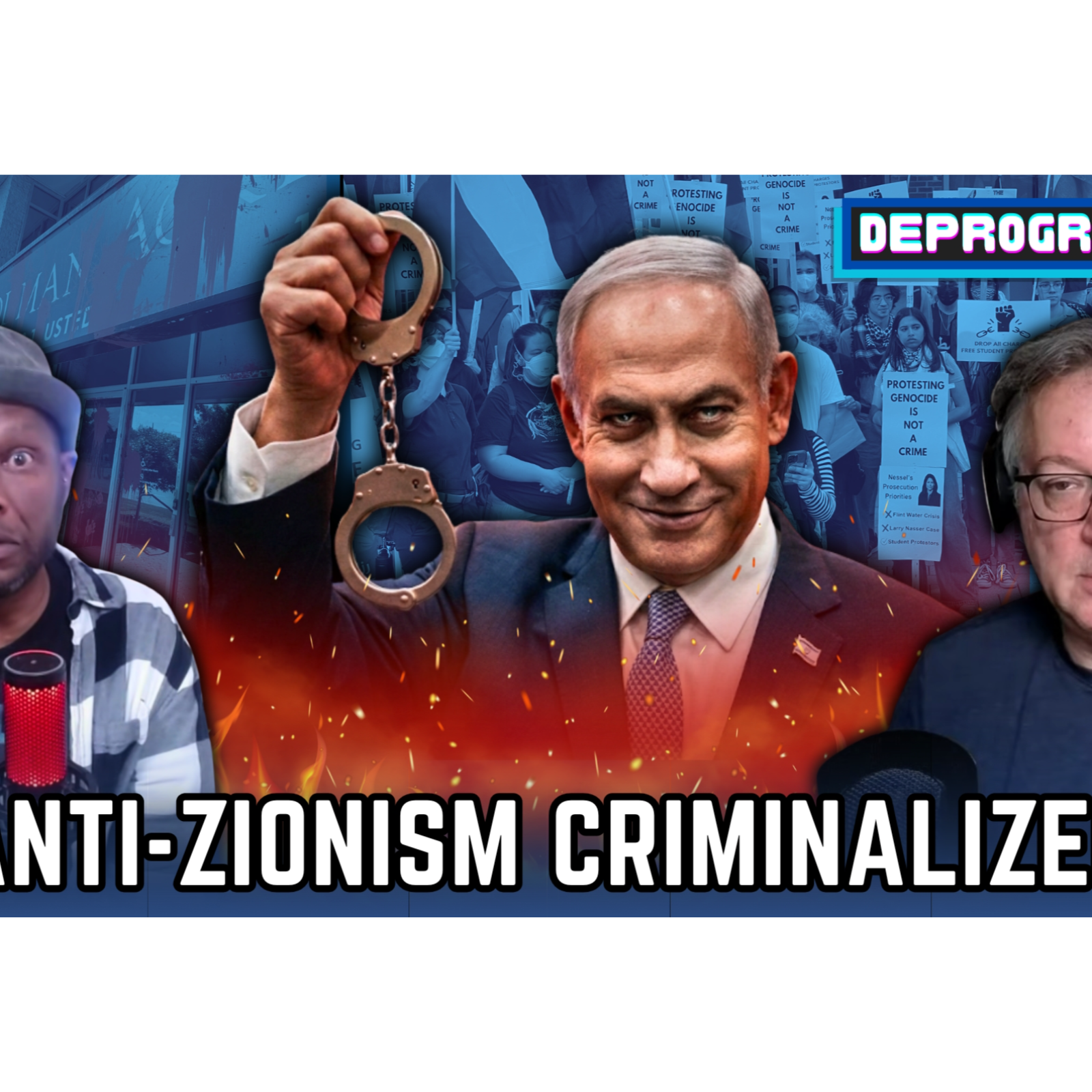Anti-Zionism Criminalized | DeProgram with Ted Rall and Jamarl Thomas episode artwork
