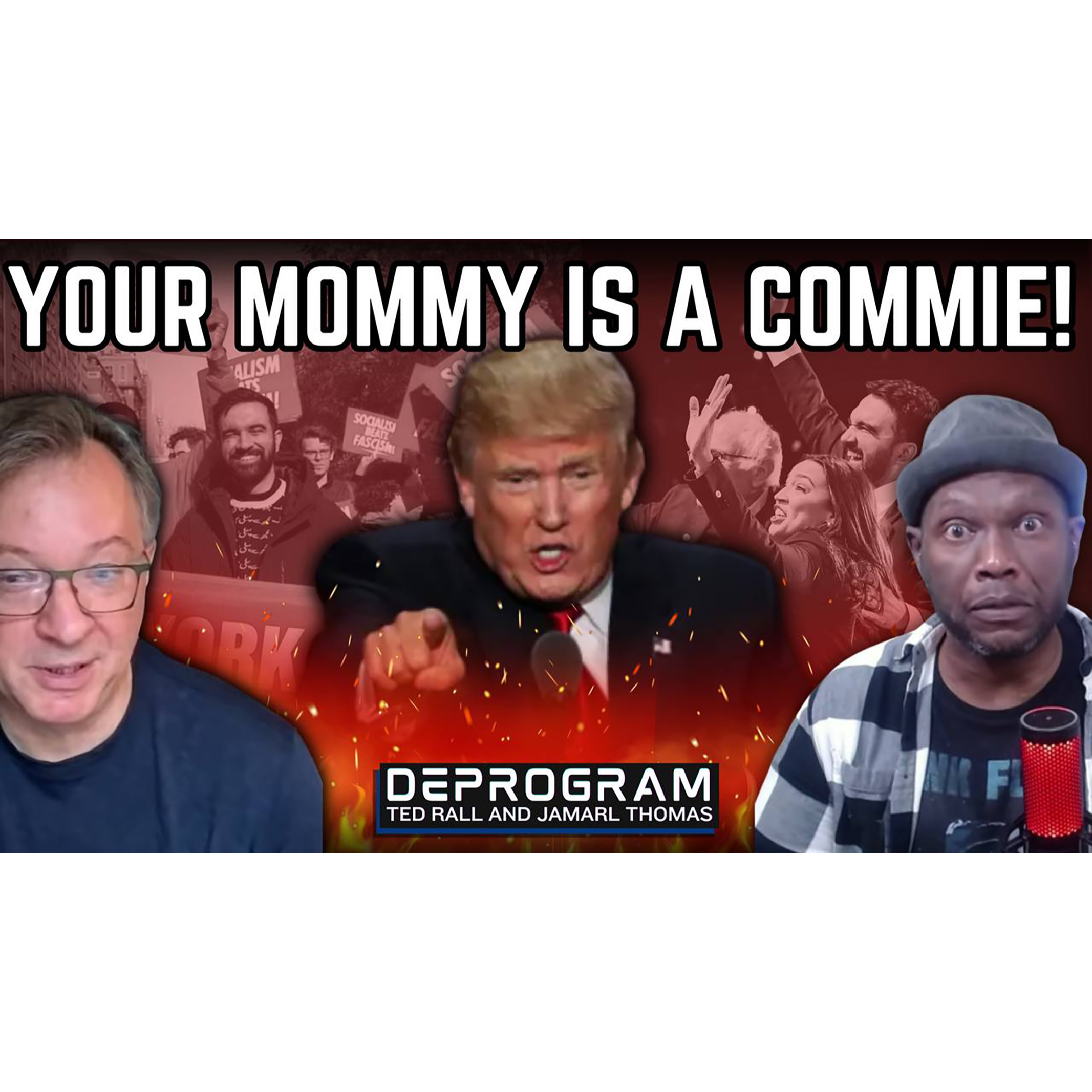 Evoking McCarthyism, Republicans Smear Democrats as “Communist” | DeProgram with Ted Rall and Jamarl Thomas episode artwork