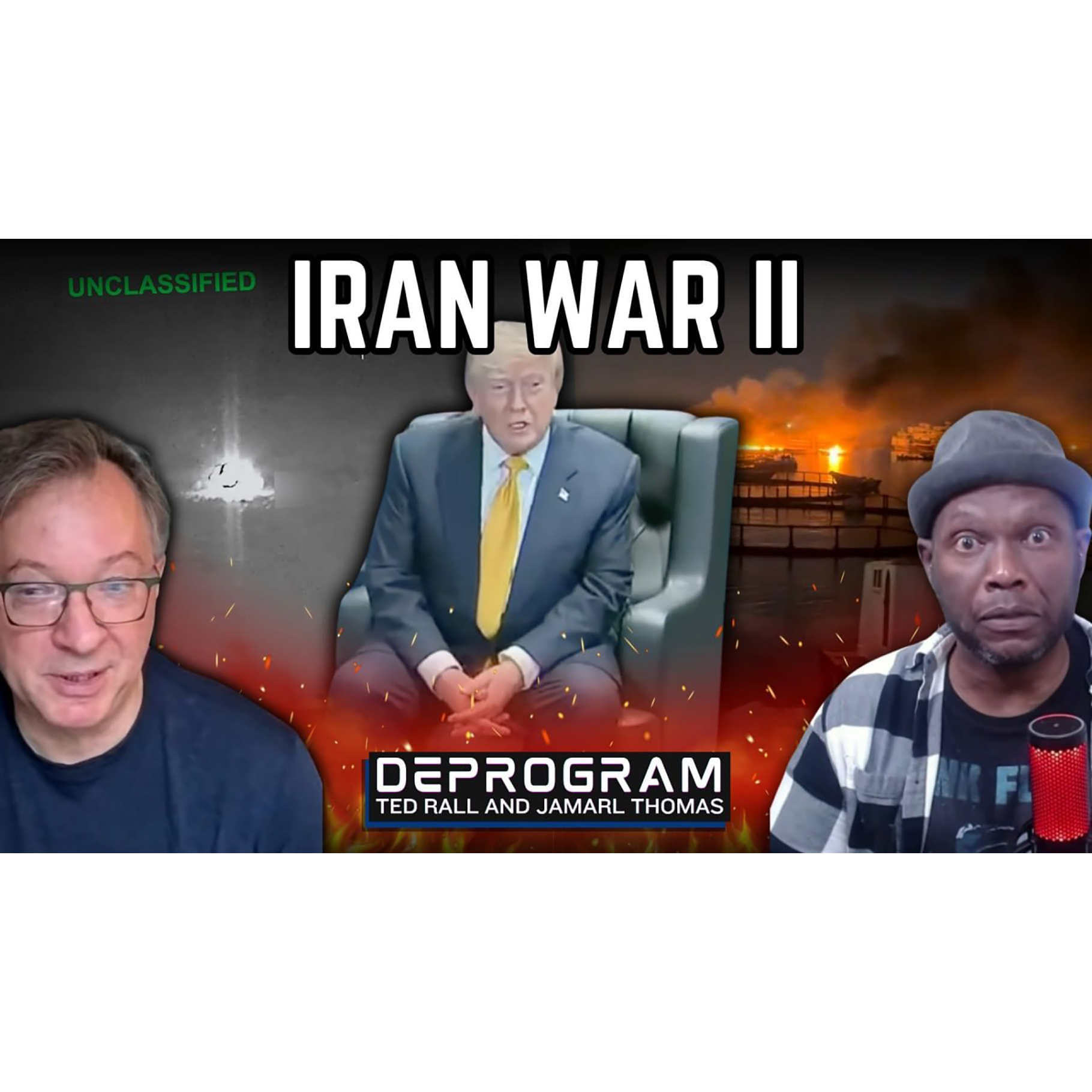 Trump Reopens His Iran War, Doubles Down on Ukraine | DeProgram with Ted Rall and Jamarl Thomas