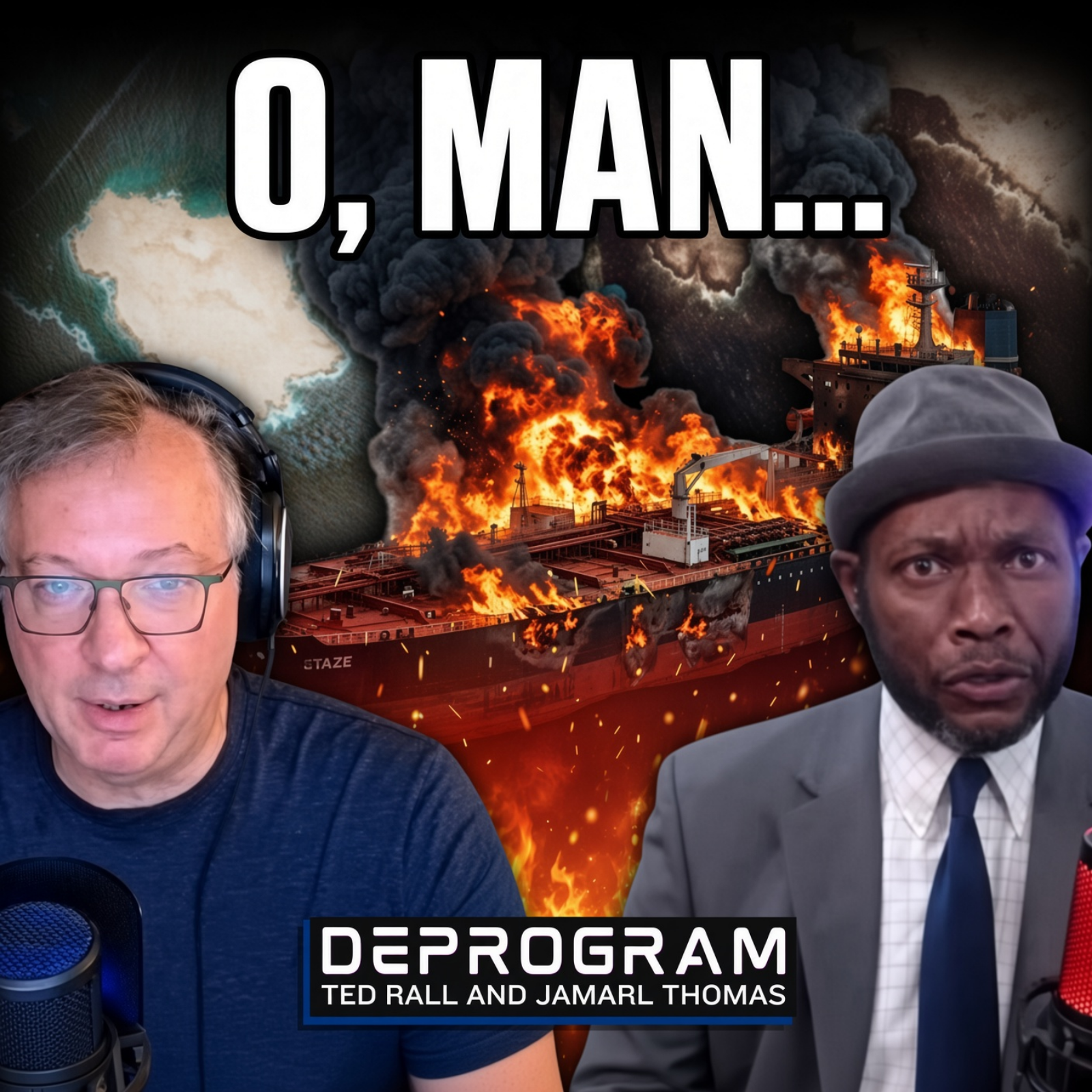 Desperate US Sailors Leaping Overboard at Sea | DeProgram with Ted Rall and Jamarl Thomas