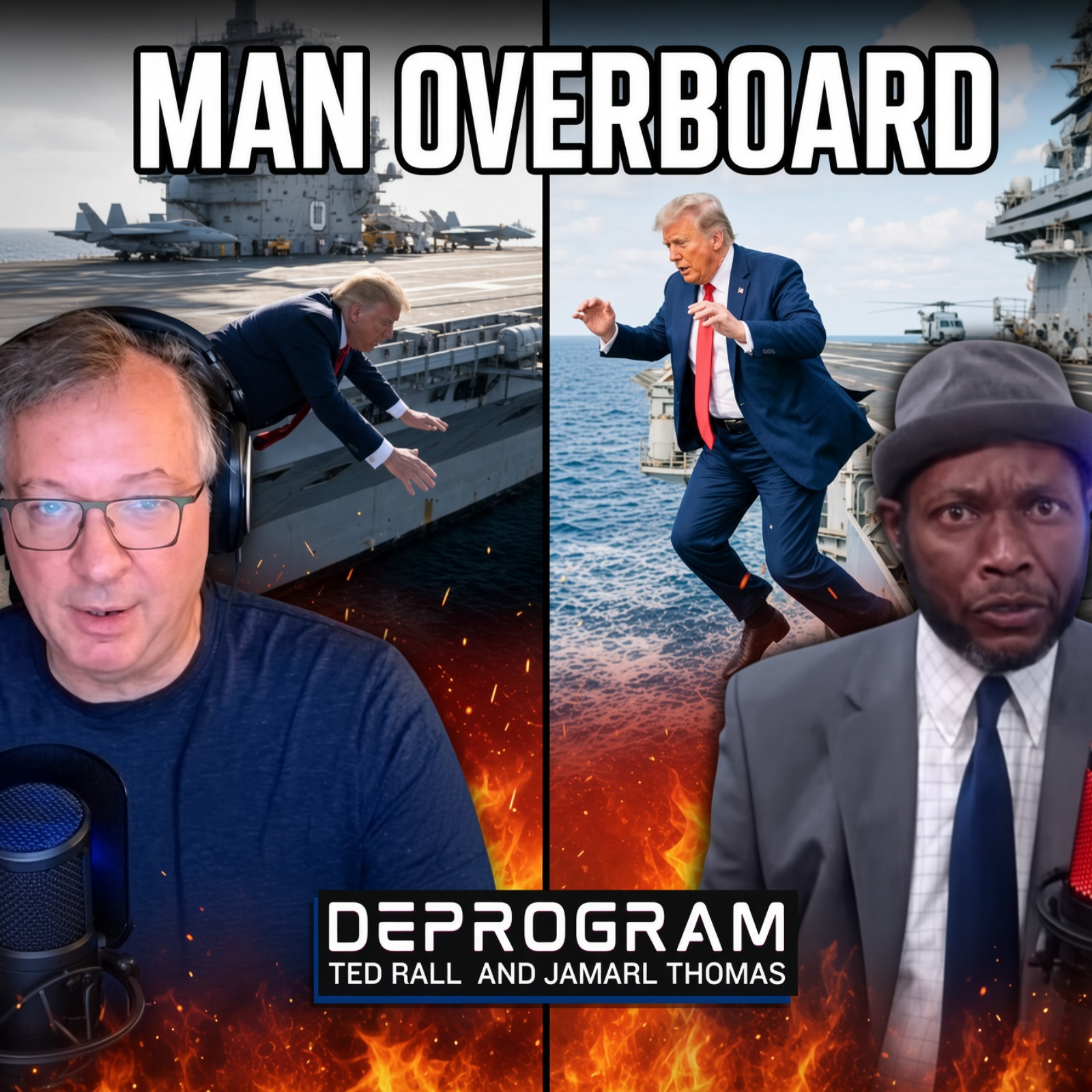 New Ship to Relieve Troubled USS Abraham Lincoln | DeProgram with Ted Rall and Jamarl Thomas