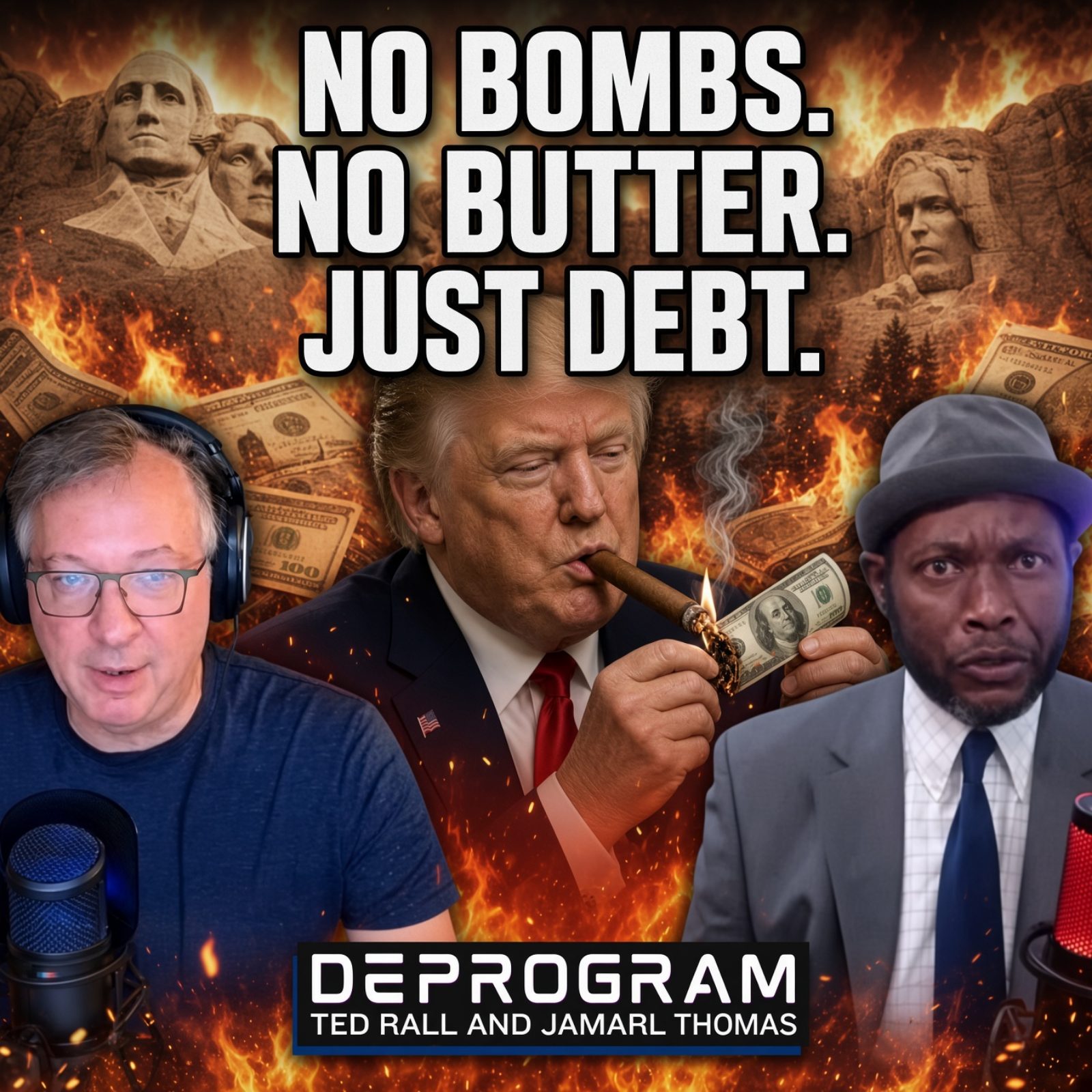 US Debt Hits $40 Trillion | DeProgram with Ted Rall and Jamarl Thomas