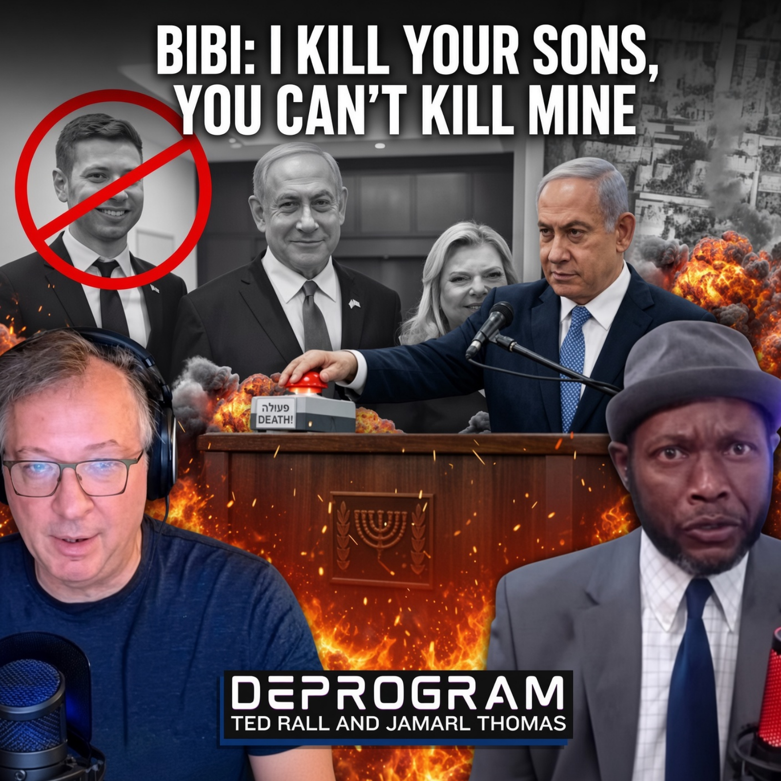 Netanyahu: “Iran Tried to Kill My Son” | DeProgram with Ted Rall and Jamarl Thomas