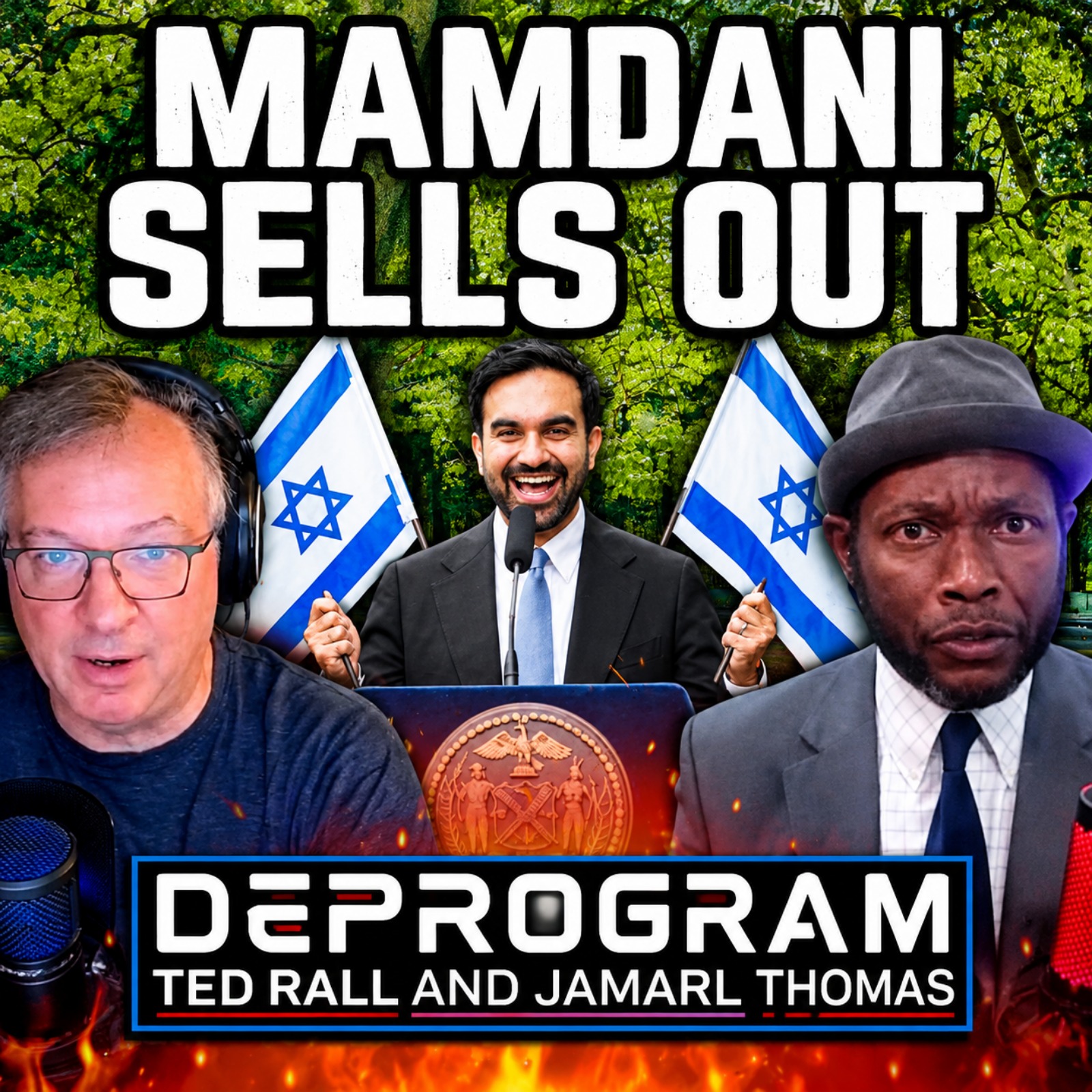 NYC Mayor Targets Fictional Anti-Semitism | DeProgram with Ted Rall and Jamarl Thomas