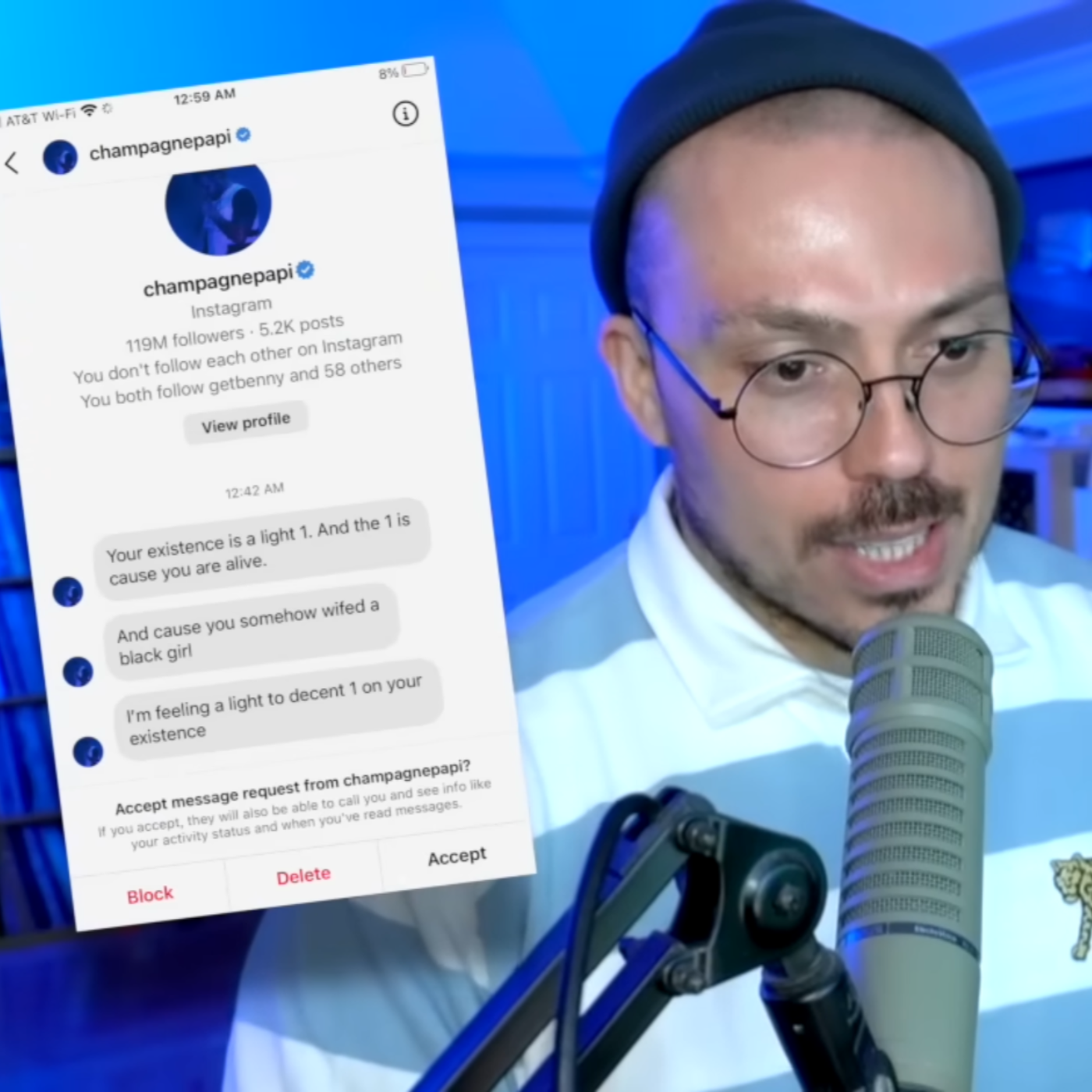 drake is worried about a critic despite that not being protocol
