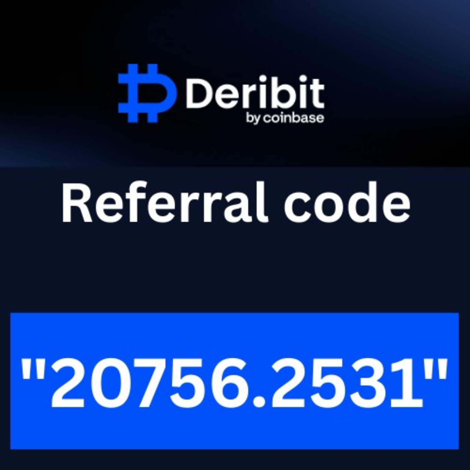 Deribit Referral Code 20756.2531 – Latest 2026 Signup Bonus Guide cover art