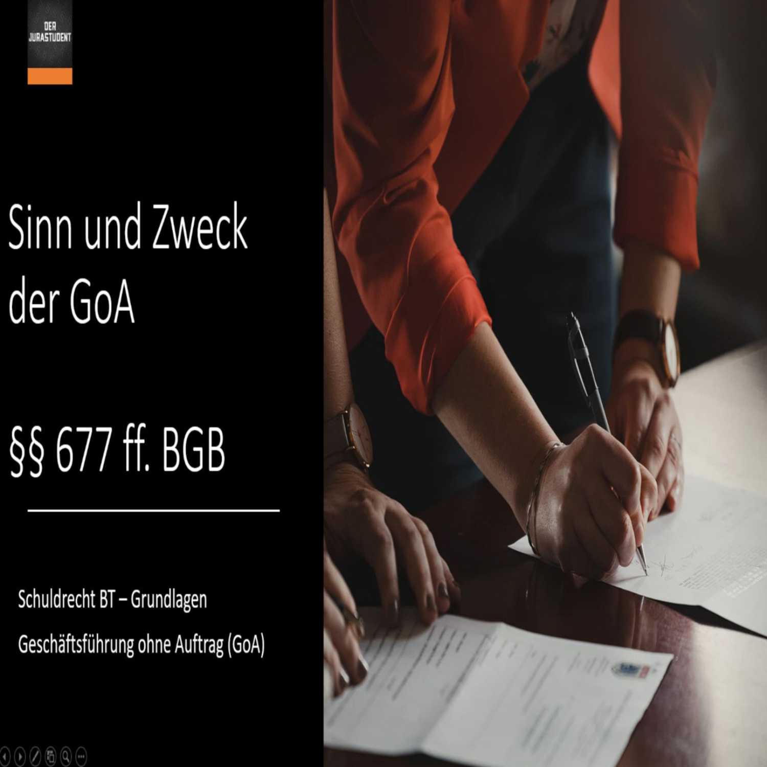 Geschäftsführung ohne Auftrag (GoA)