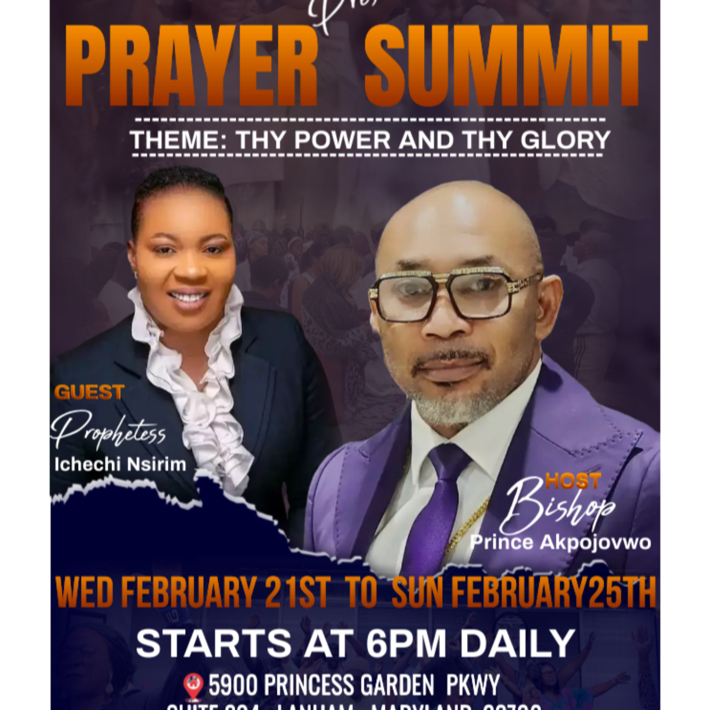 Prayer Summit: Thy Power and Thy Glory February 21st-25th episode artwork