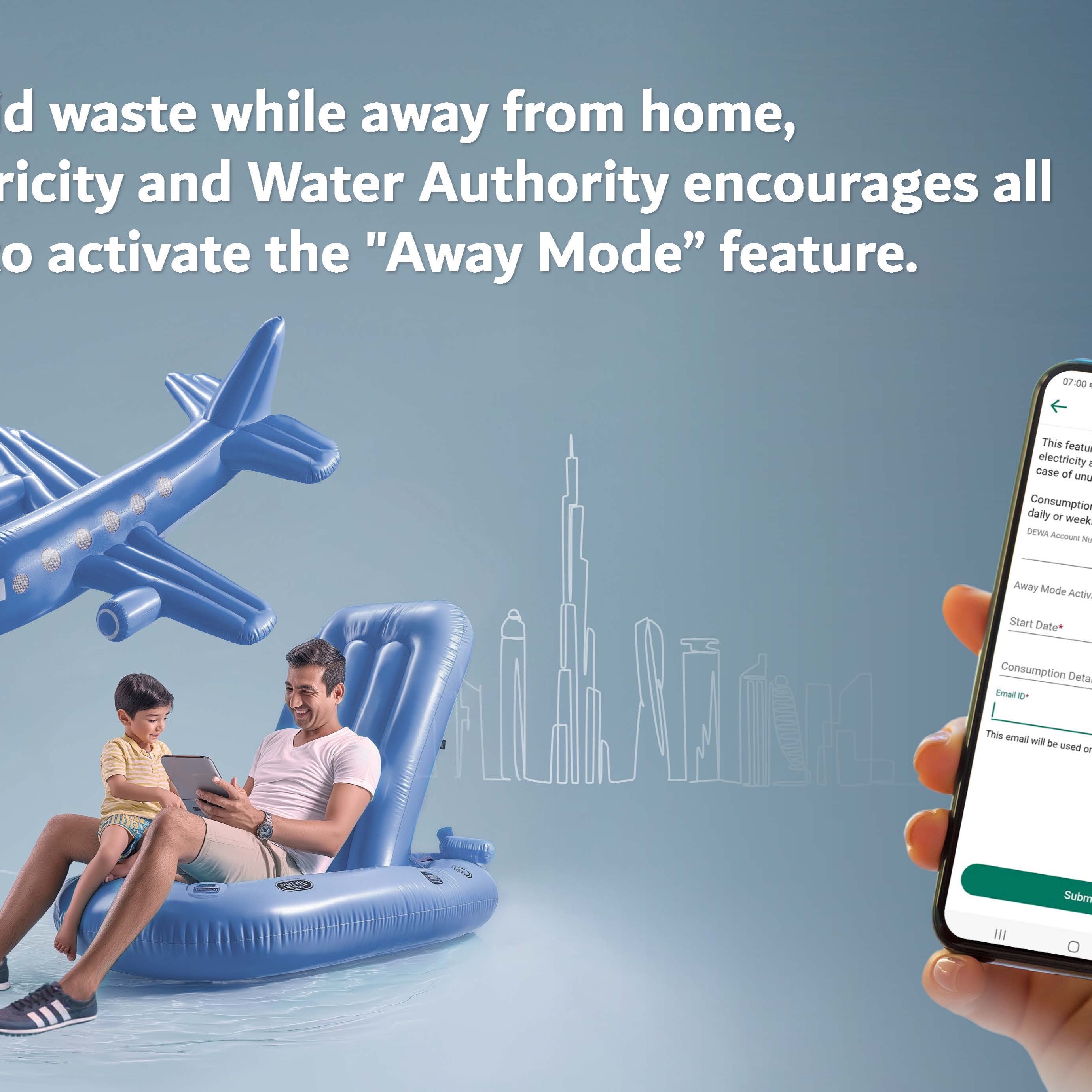 DEWA encourages travellers to activate ‘Away Mode’ for smart water, energy use this summer  episode artwork