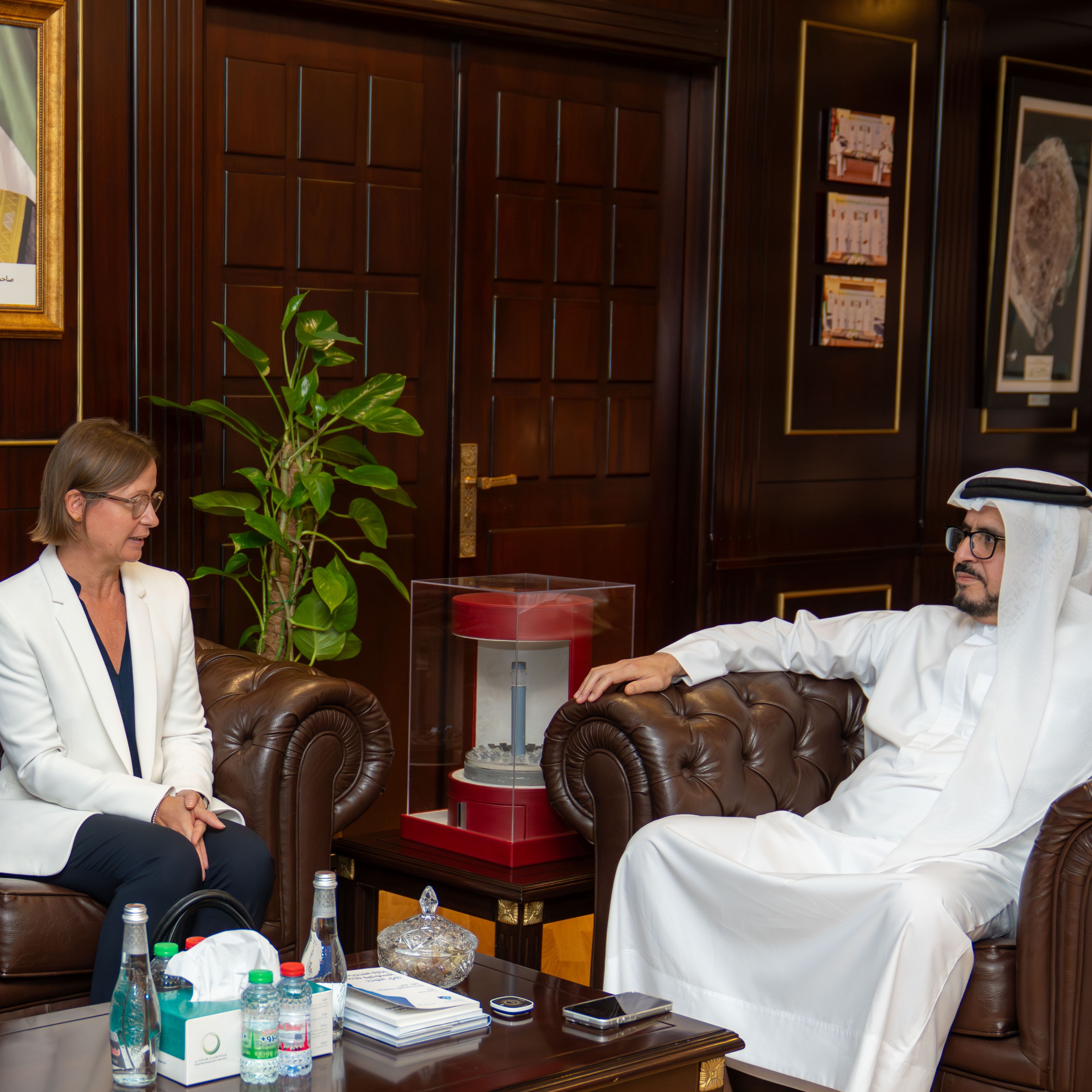 HE Saeed Al Tayer and Veolia’s Water Tech Zone CEO discuss co-operation in water innovation and sustainability