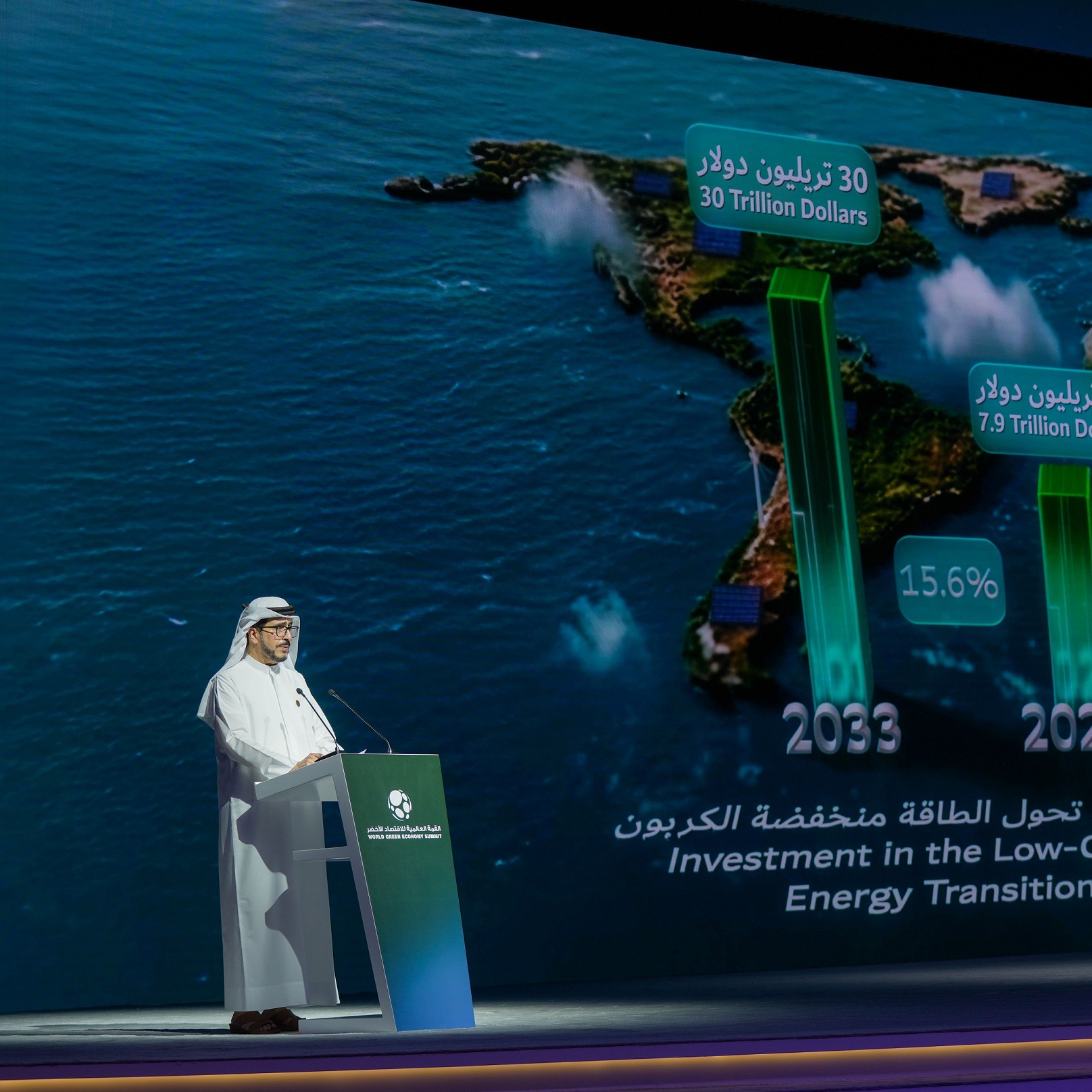 12th World Green Economy Summit dates announced in Dubai WGES will be held under the theme ‘From Success to Scale: Showcasing the Green Economy’ episode artwork