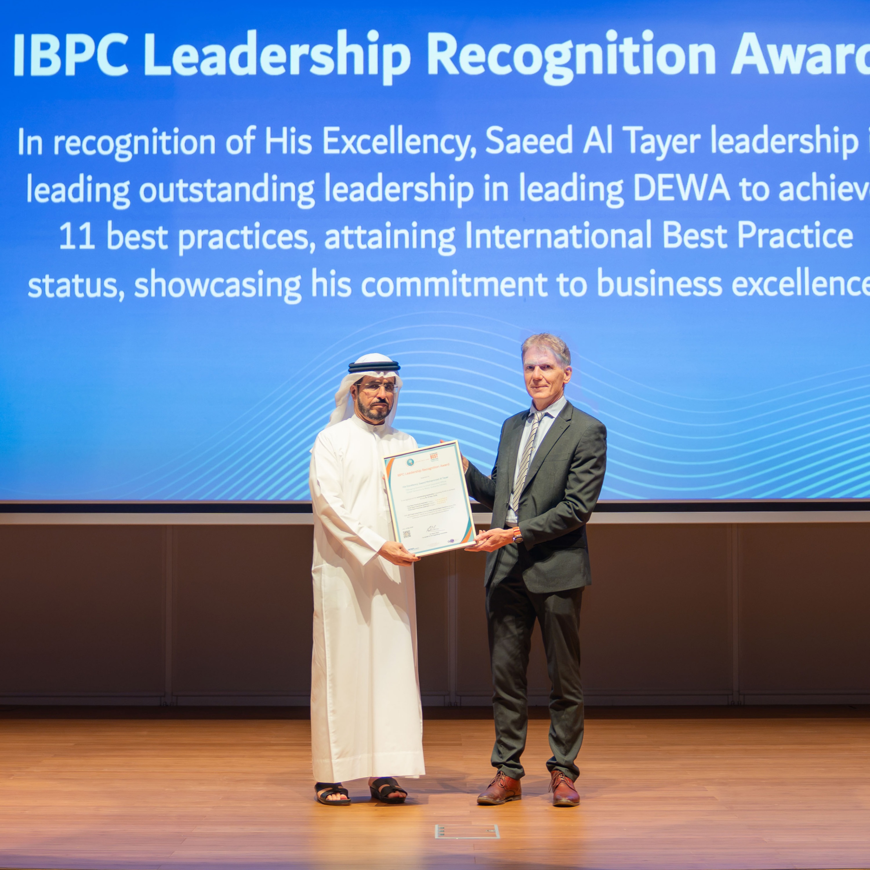 IBPC Chairman honours HE Saeed Al Tayer for pioneering a globally leading excellence ecosystem and his role in the recognition of 11 initiatives as best practices episode artwork