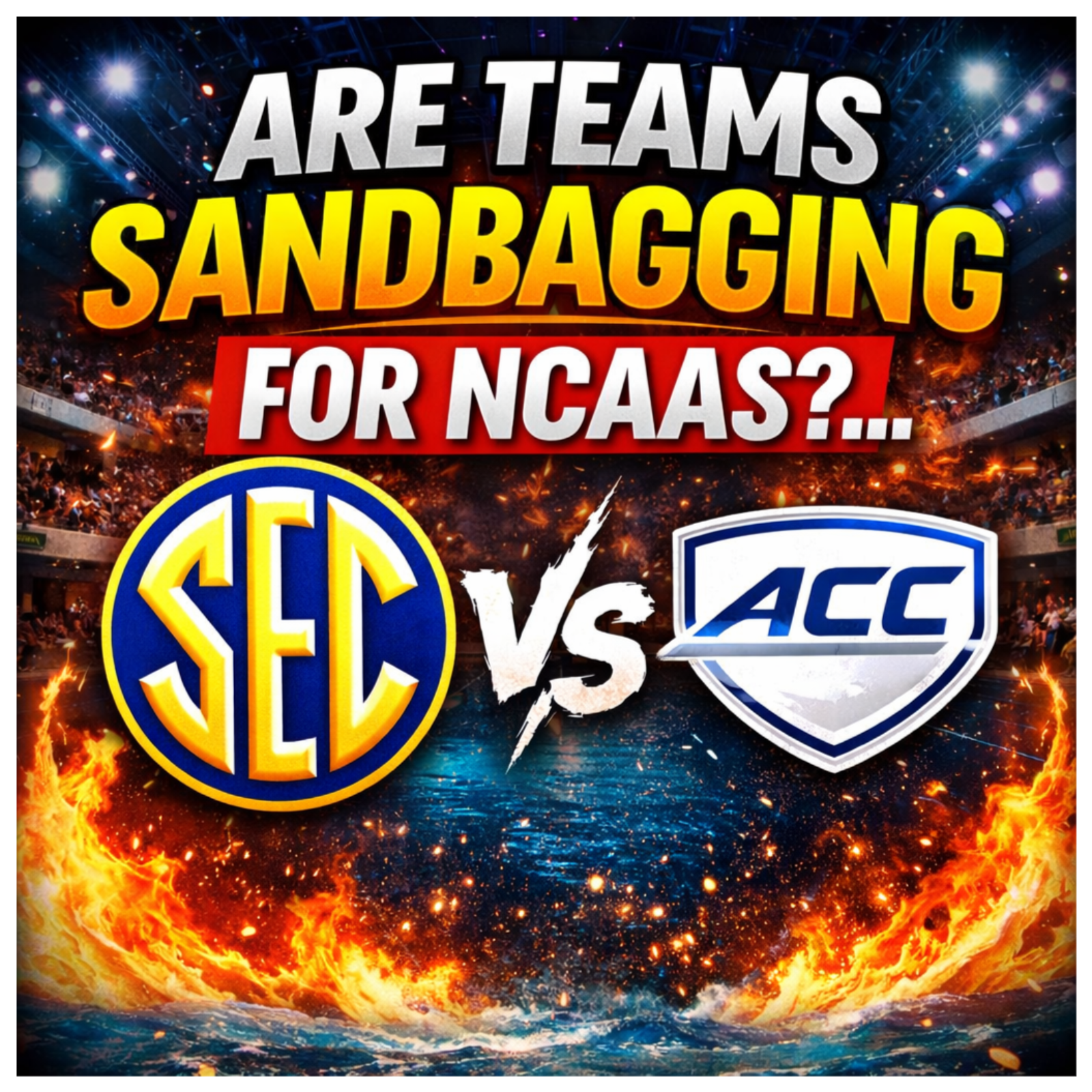 Are Teams SANDBAGGING for NCAAs??? SEC, ACC, B1G and Big 12 Conference Analysis