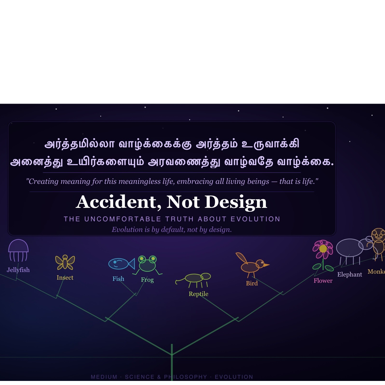 Evolution is by Design; Not by Default  episode artwork