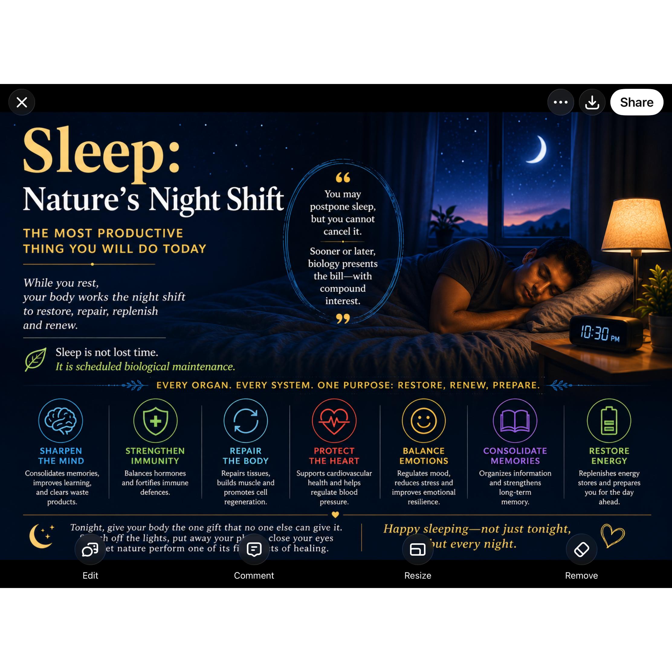 Sleep: Your Body’s Night Shift — The Most Productive Thing You Will Do Today episode artwork